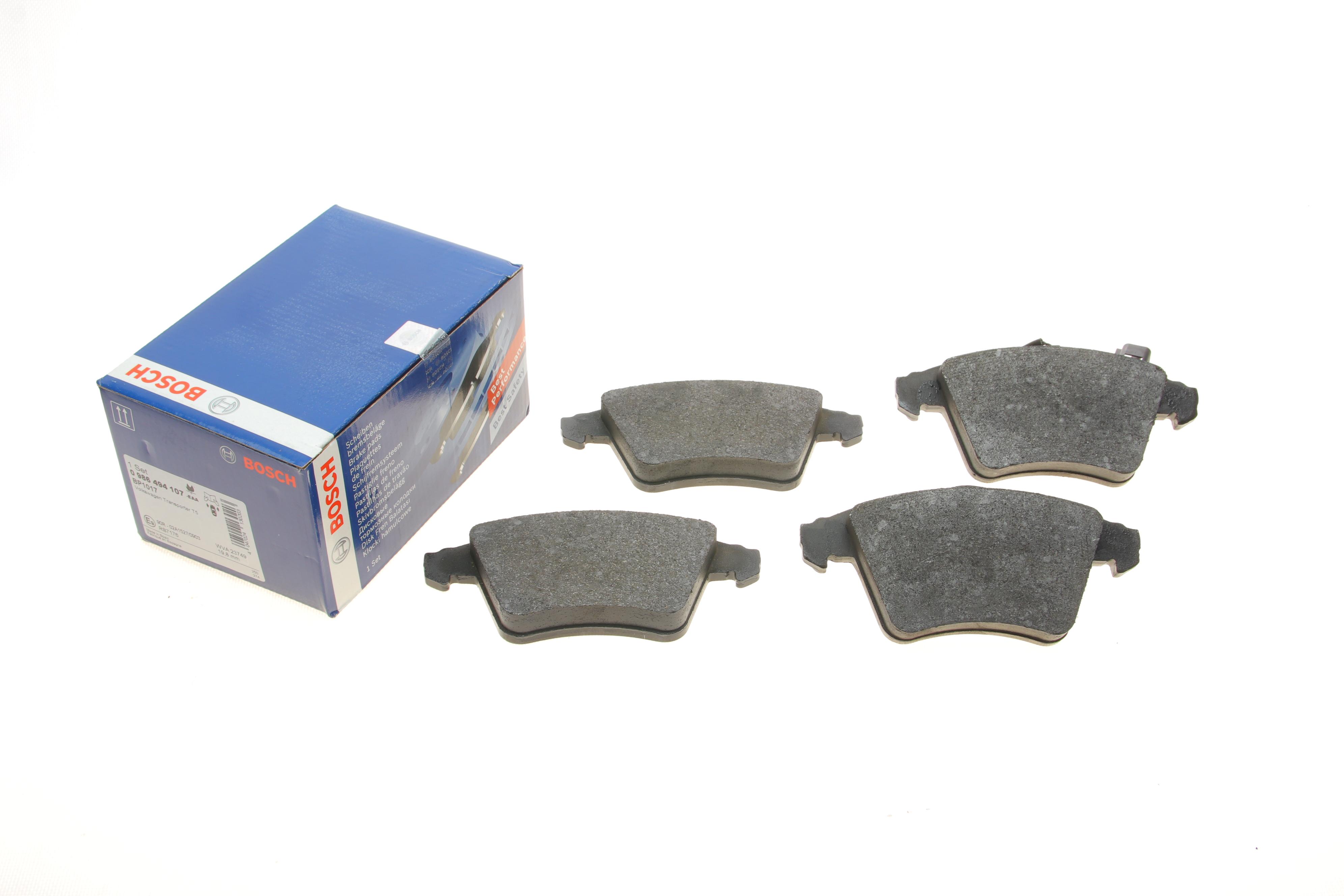 Комплект гальмівних колодок (передніх) VW Multivan/T5 03-/T6 15- (з датчиком)