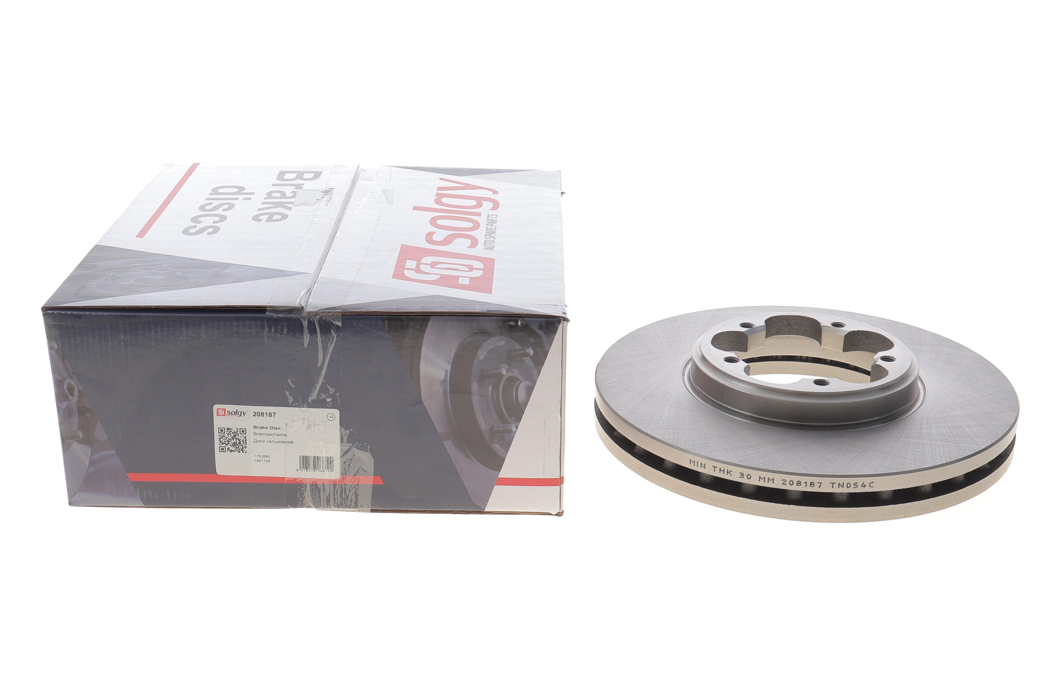 Диск гальмівний (передній) Ford Transit 13- (RWD) (288x33)