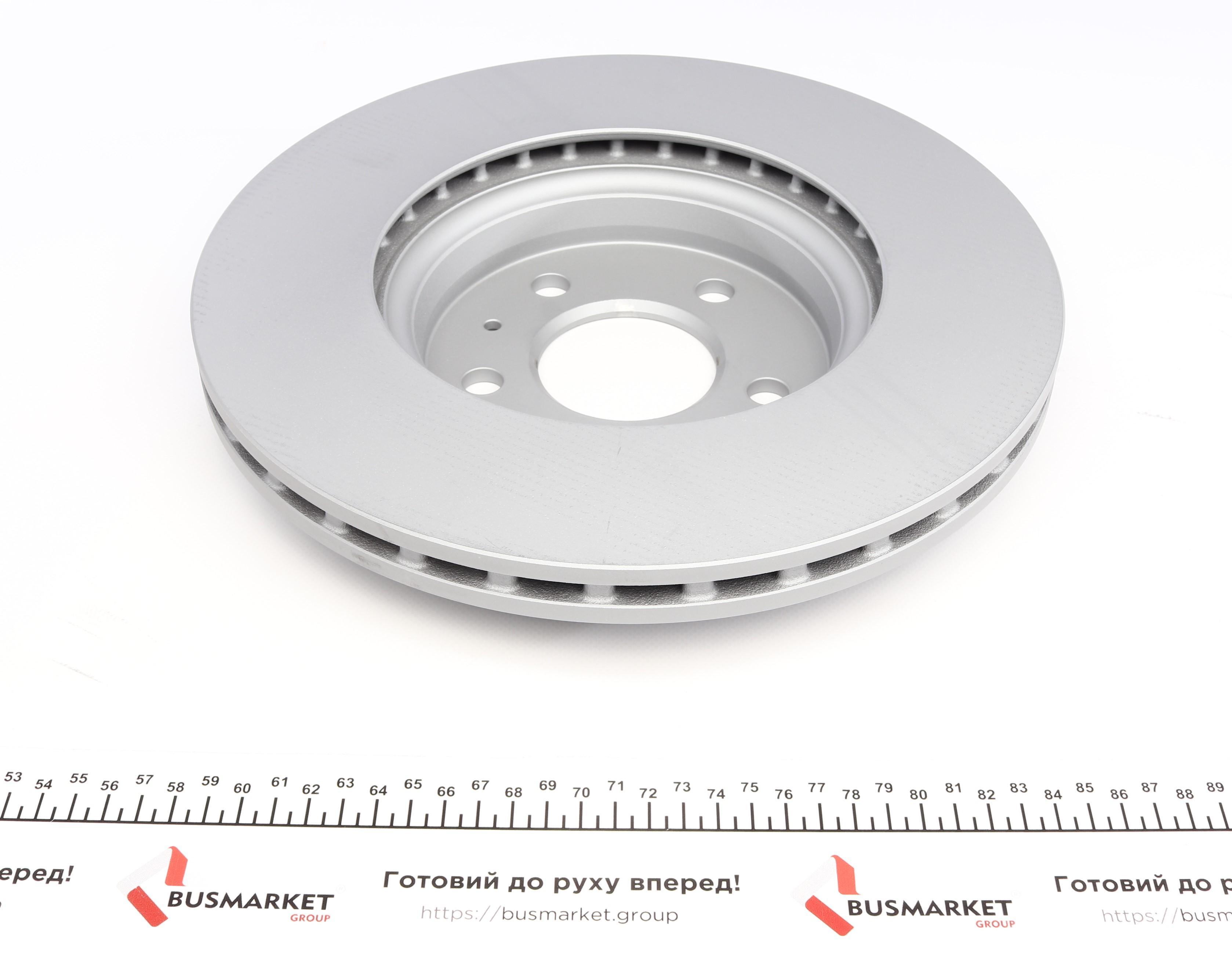 Диск гальмівний (передній) Audi A4/A5 07- (314х25) (з покриттям) (вентильований)