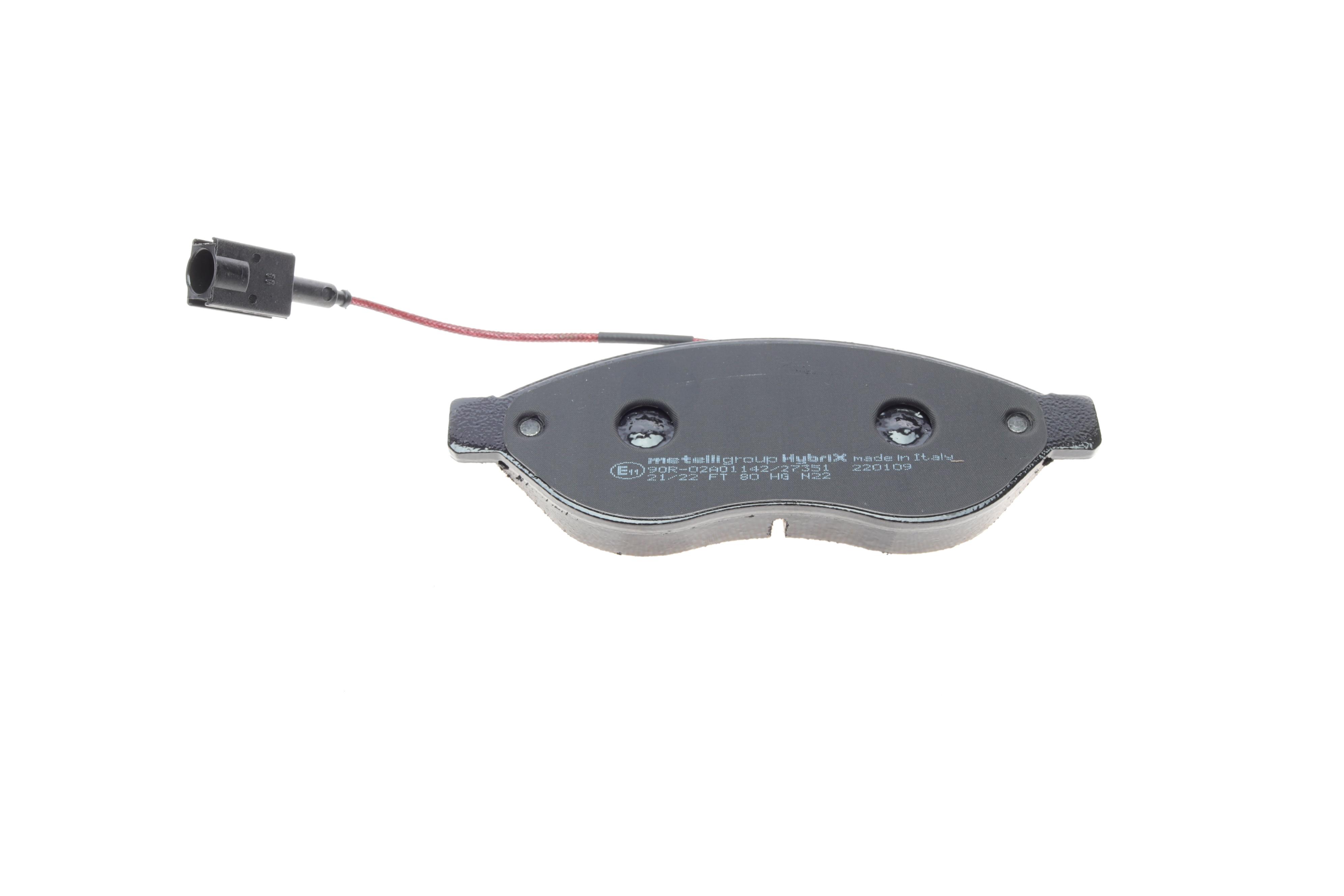 Колодки гальмівні (передні) Citroen Jumper/Fiat Ducato/Peugeot Boxer 06- (+датчики)