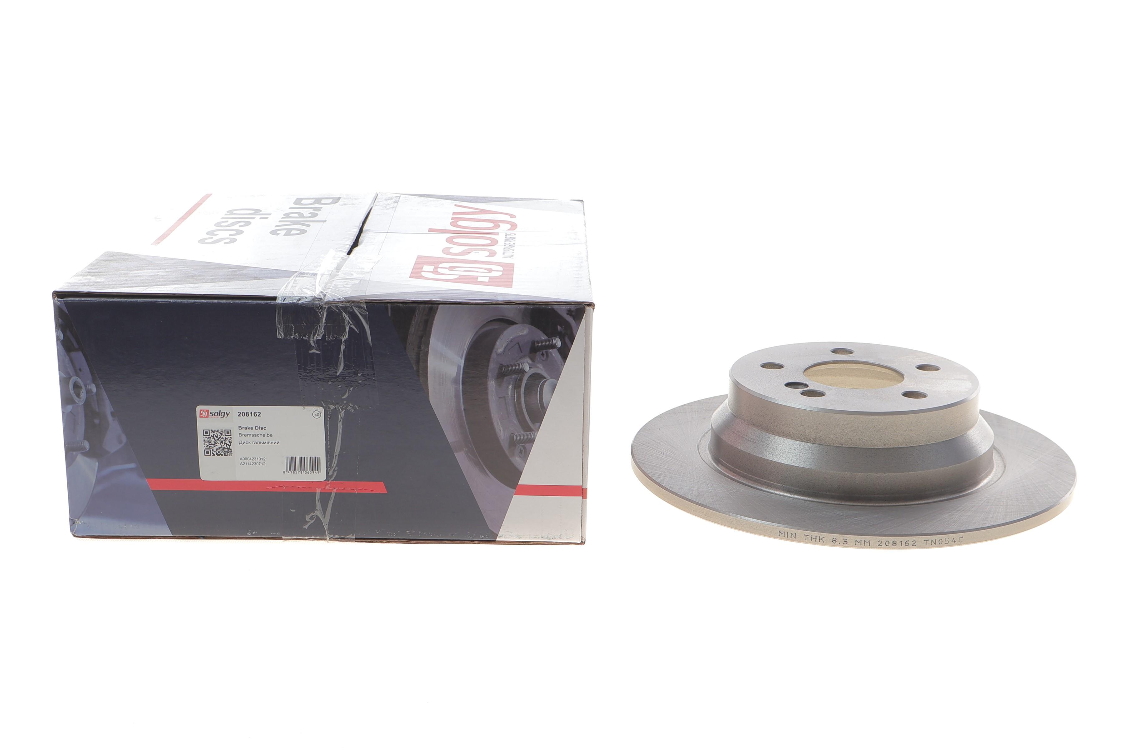 Диск гальмівний (задній) MB E-class (W211/W212/S211/S212) 02-09 (300x10)