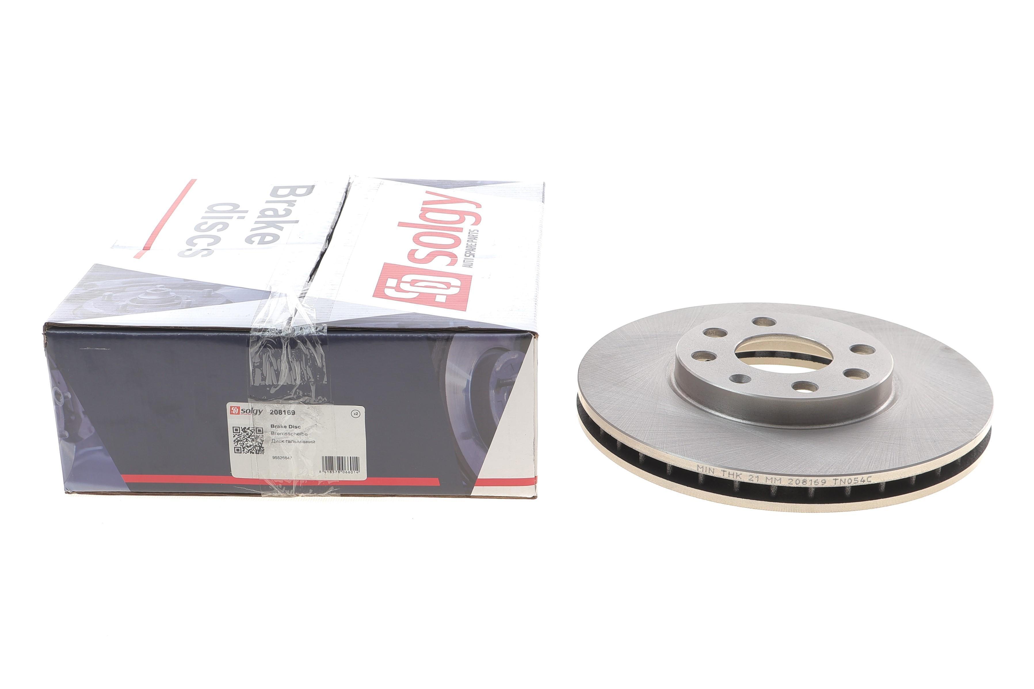 Диск гальмівний (передній) Opel Astra 98-09 (256x24)