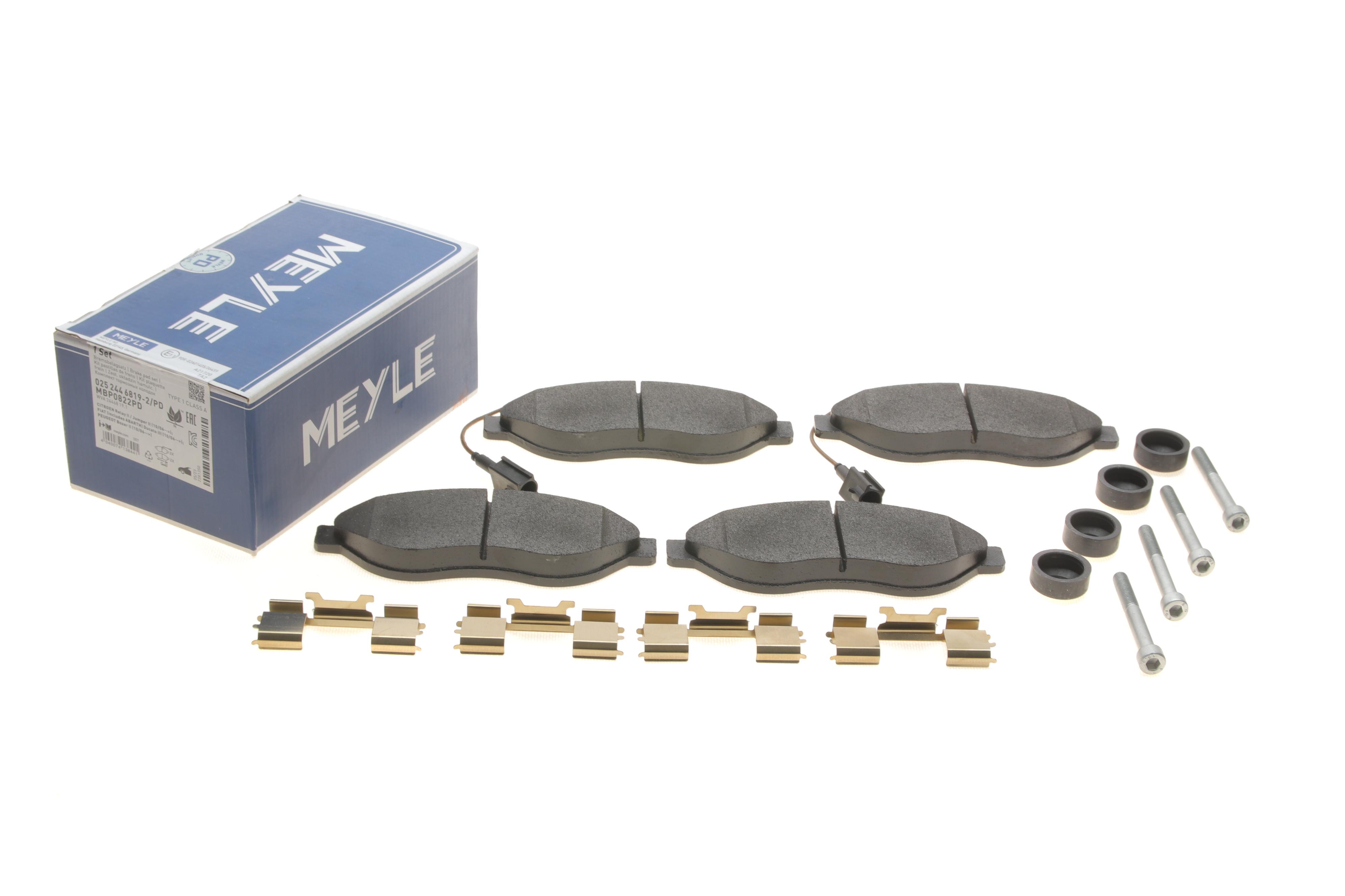 Колодки гальмівні (передні) Citroen Jumper/Fiat Ducato/Peugeot Boxer 06- (Platinum)