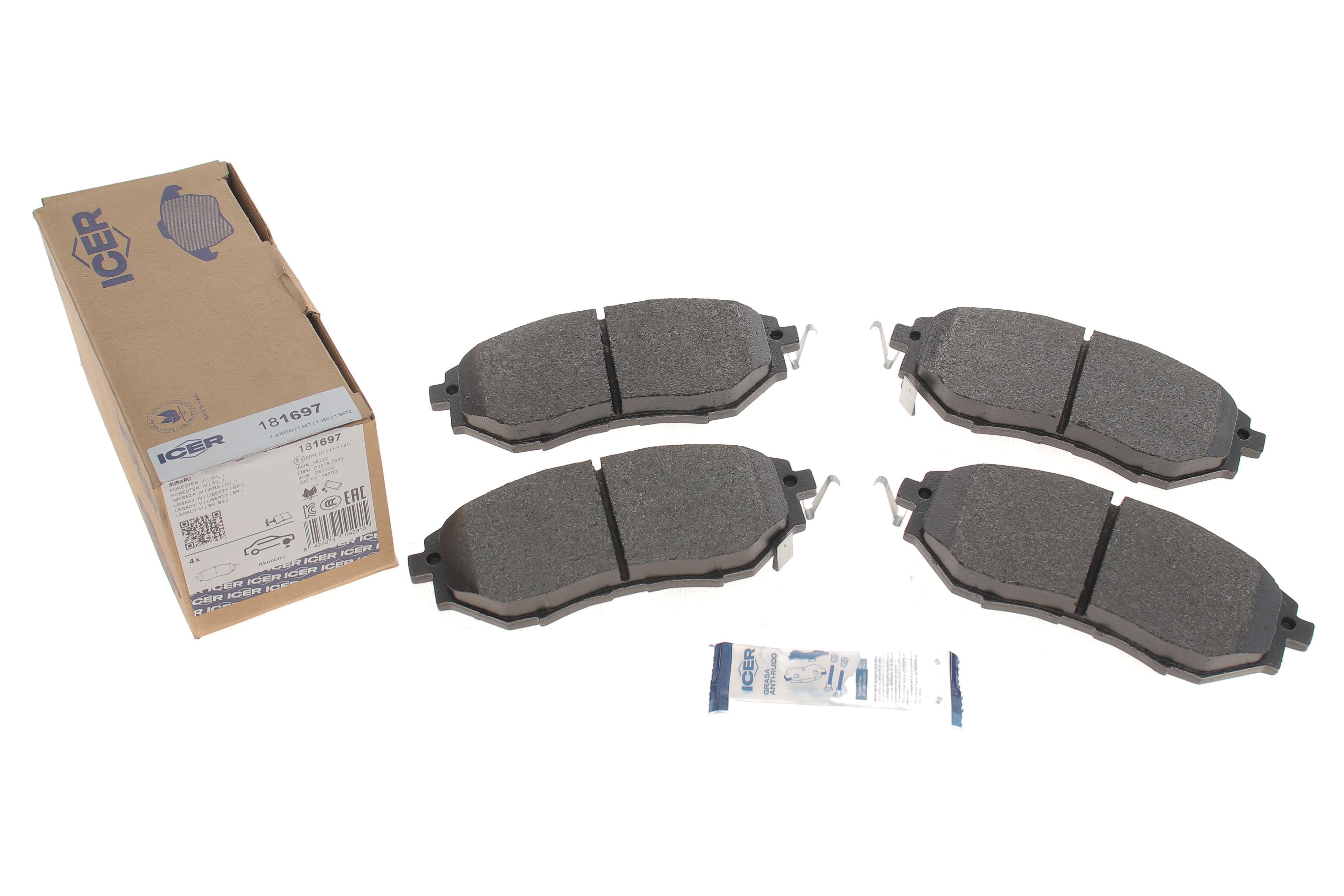 Колодки гальмівні (передні) Subaru Forester 08-/Legacy IV/V 03-14/Outback 03-/Impreza 12-