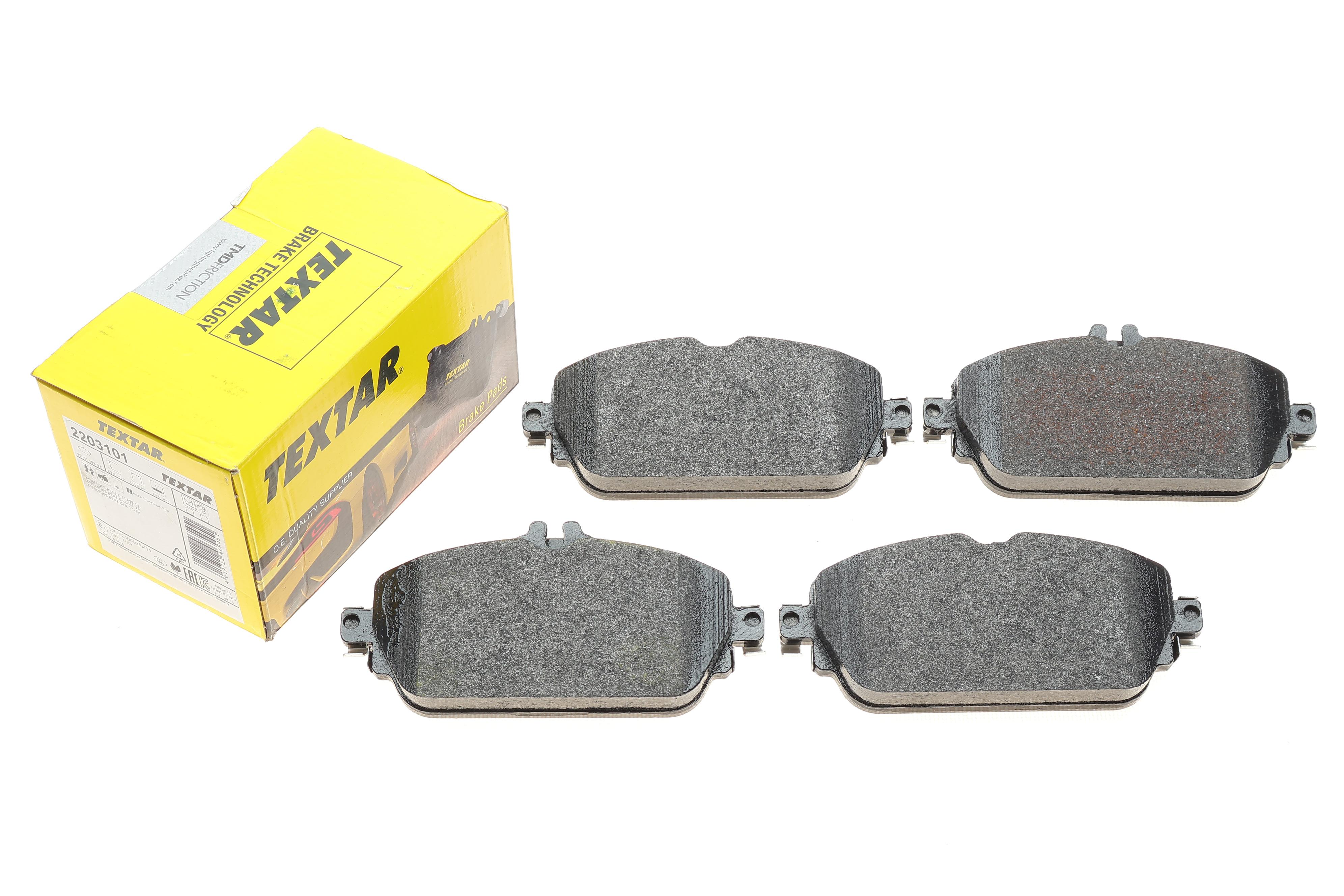 Колодки гальмівні (передні) MB C-class (W205/S205/C205) 14- (TRW) Q+