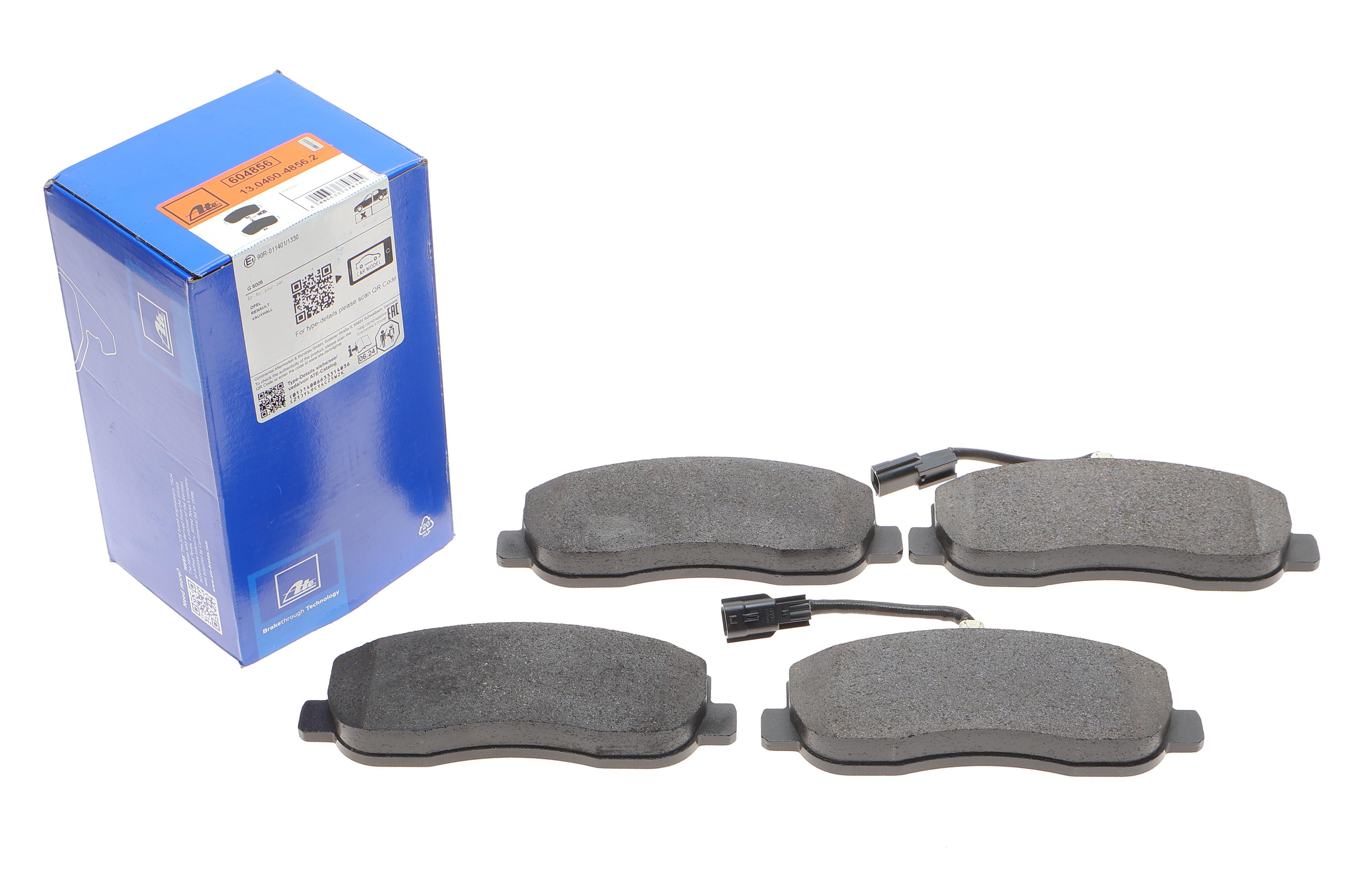 Колодки гальмівні (передні) Renault Master/Opel Movano 10-