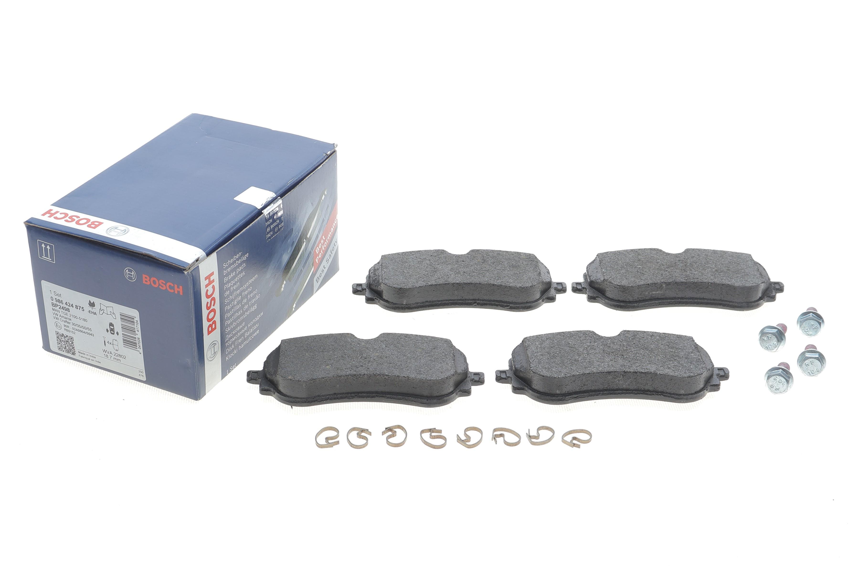 Колодки гальмівні (задні) VW Crafter 16-/Amarok 10-/MAN TGE 16-