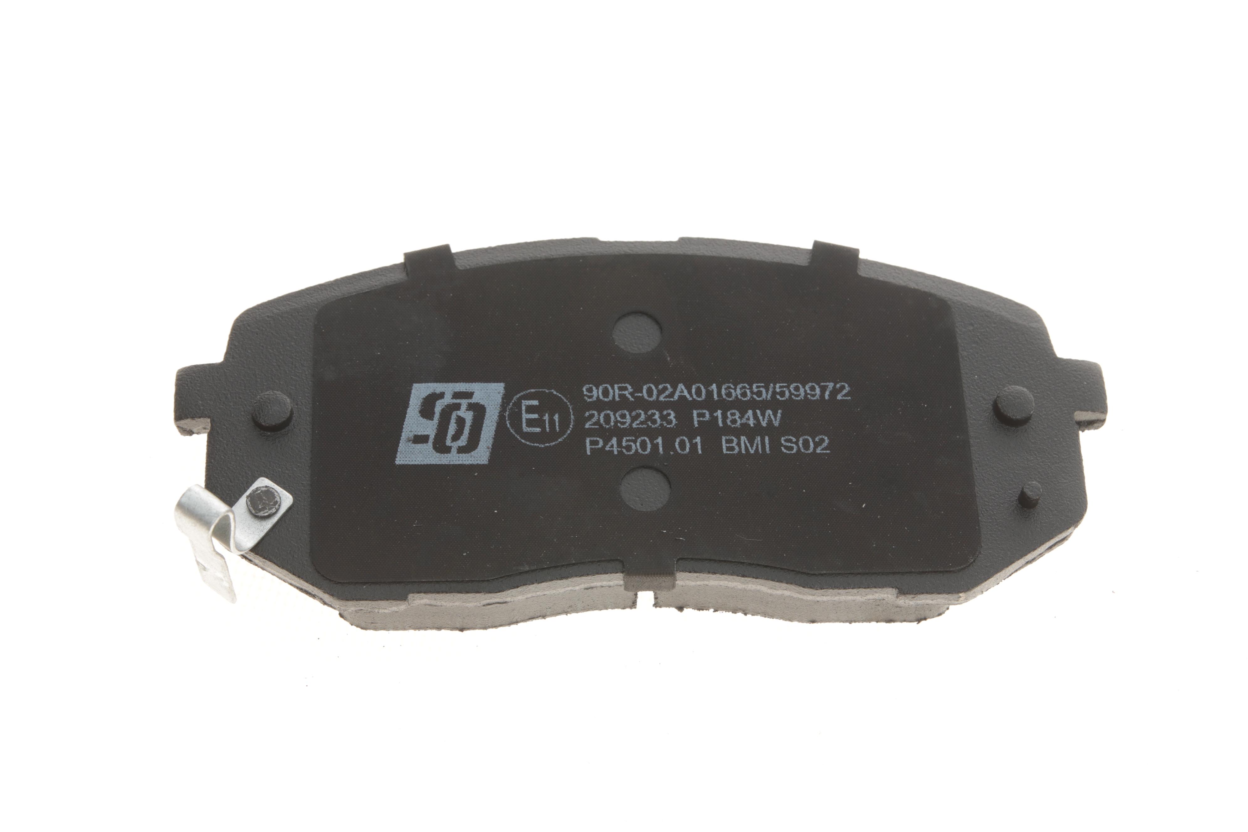 Колодки гальмівні (передні) Kia Sportage/Carens III 04-