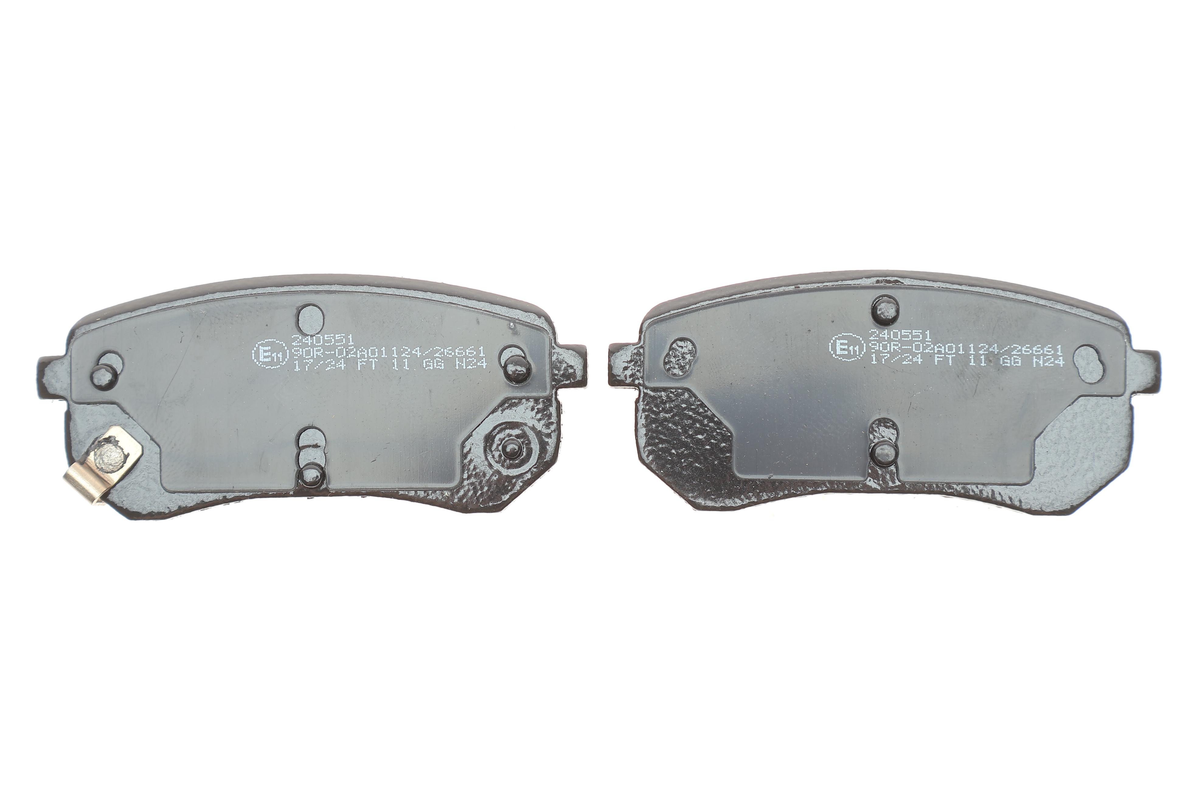 Колодки гальмівні (задні) Hyundai i10 07-17/Kia Picanto 04-11