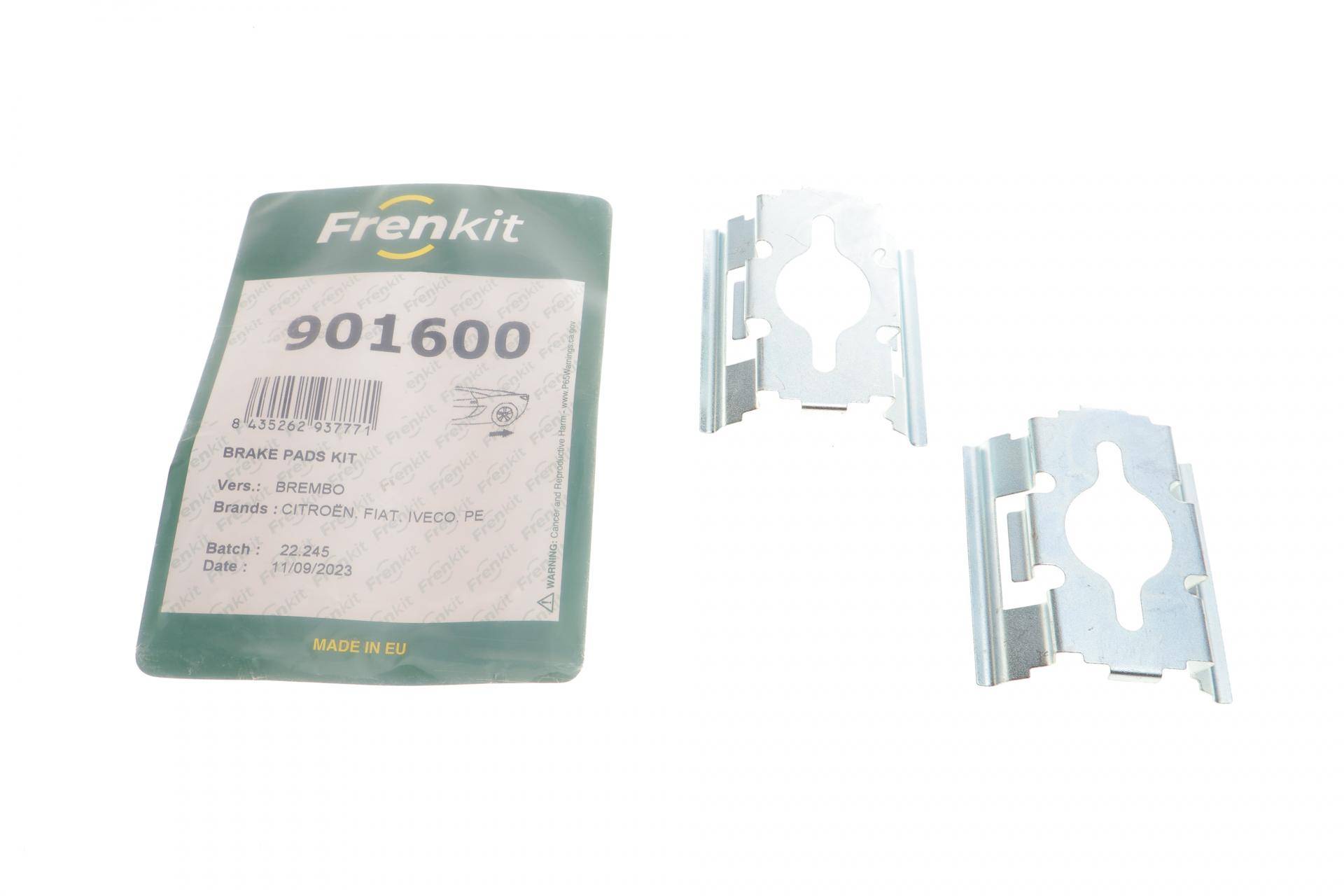 Планка супорта (заднього) прижимна (к-кт) Citroen Jumper/Peugeot Boxer 94- (Brembo)