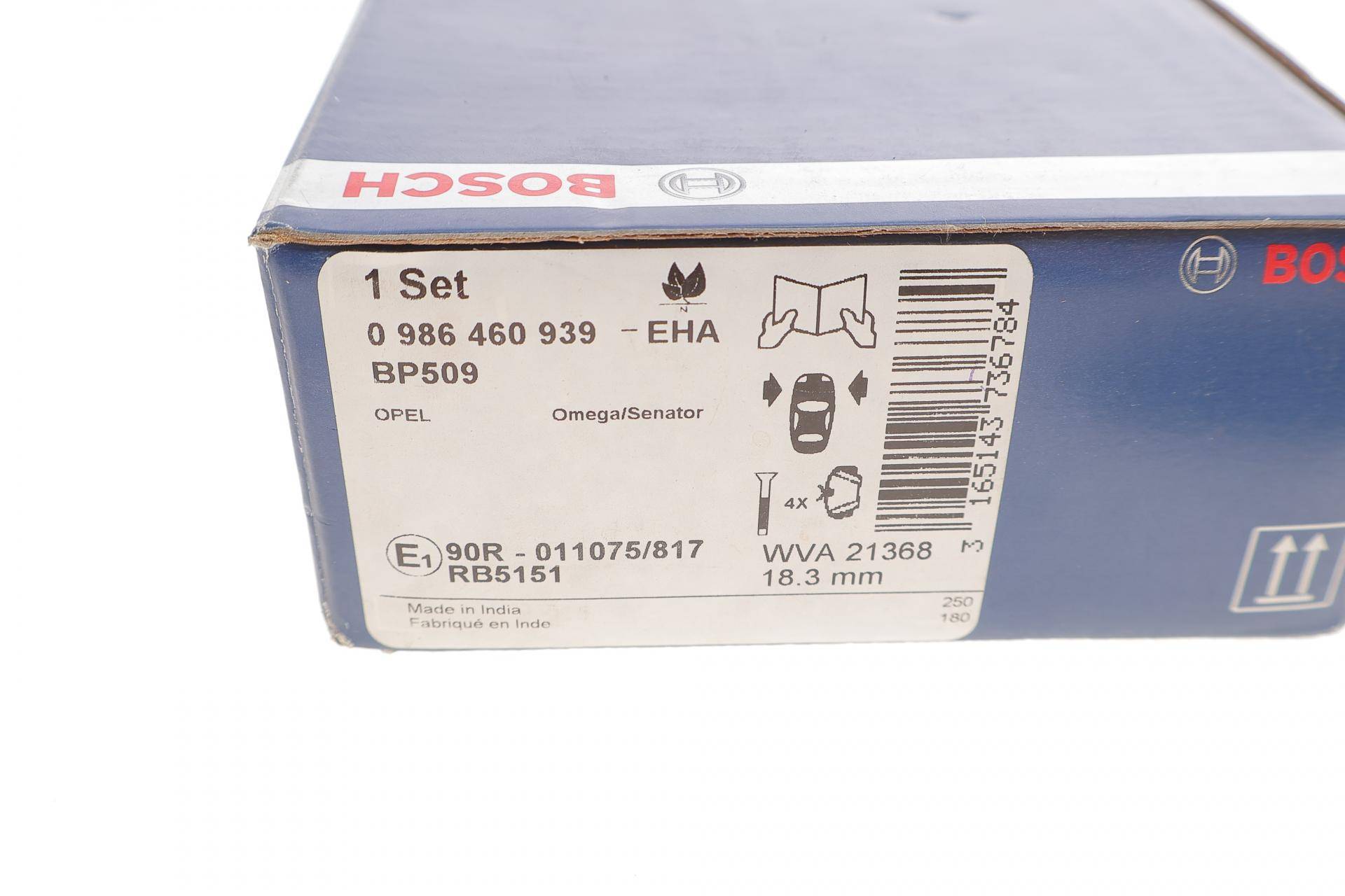 Колодки гальмівні (передні) Opel Omega A/B 86-03/Senator B 87-93