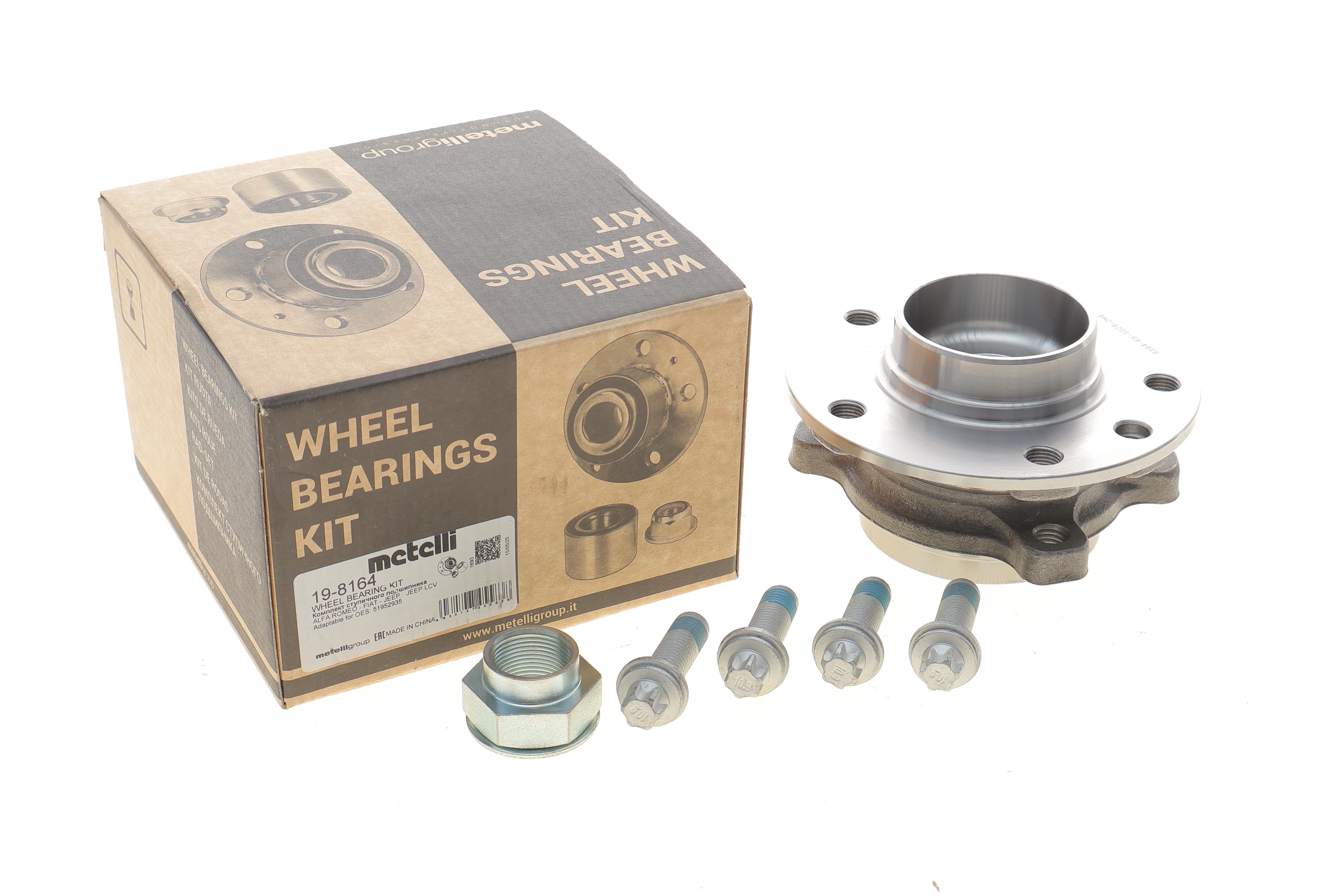 Підшипник маточини (передньої/задньої) Fiat 500X/Jeep Renegade 14- (к-кт)