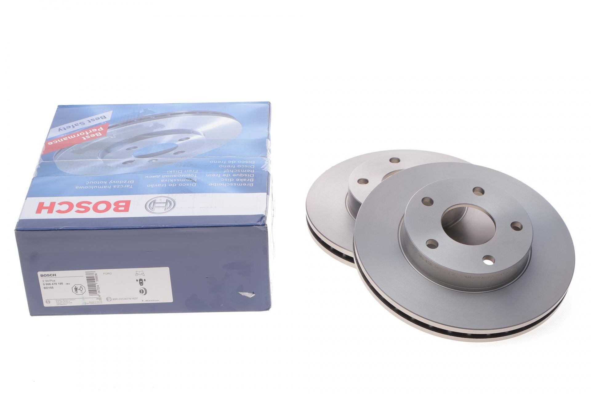 Диск гальмівний (передній) Ford Scorpio 1.8-2.9 85-94 (260x24.4)