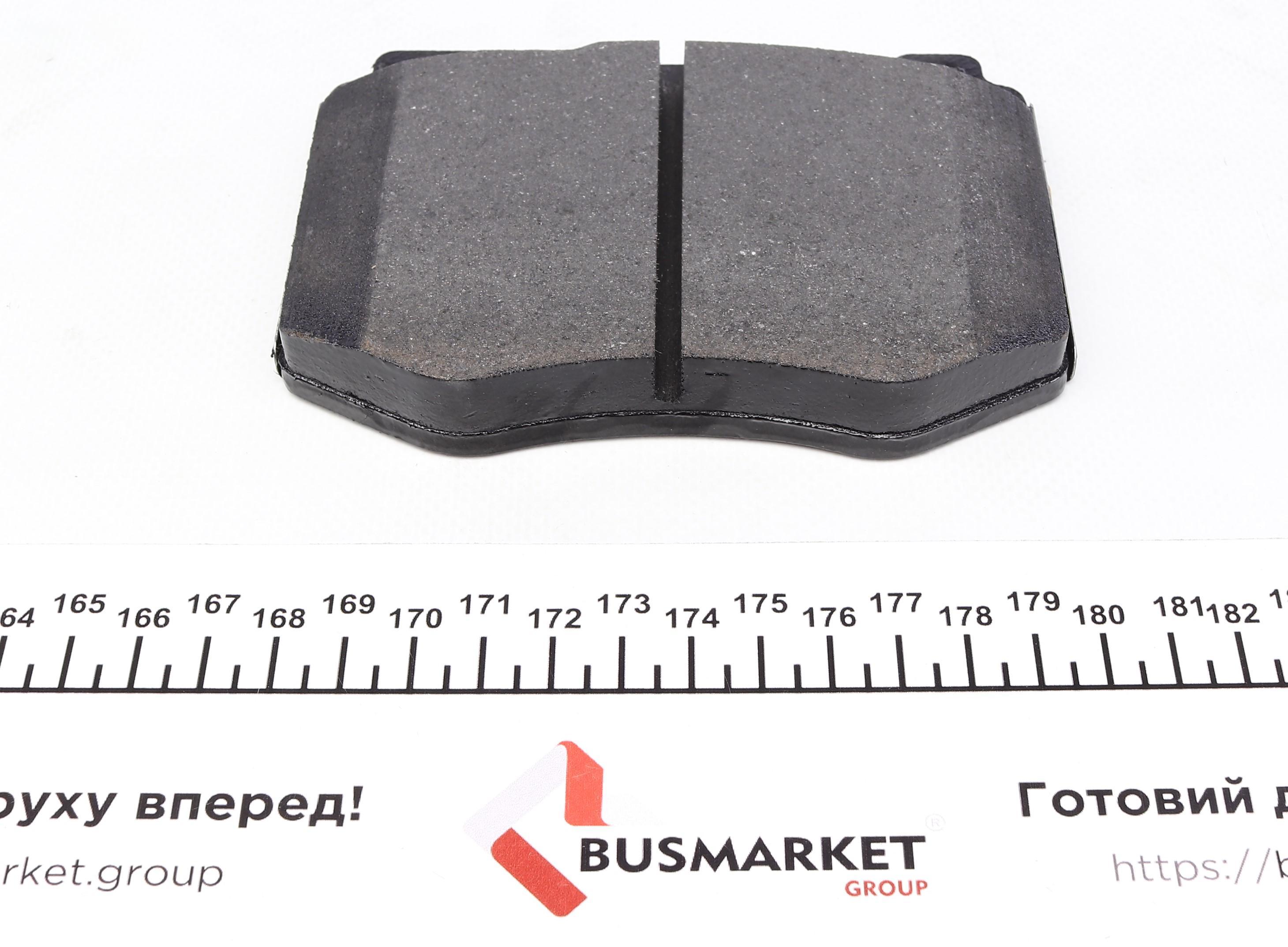 Колодки гальмівні (передні) MB C-class (W205)/E-class (W213) 14- (Brembo)