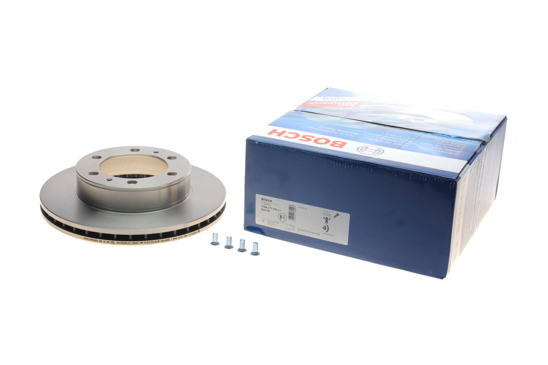 Диск гальмівний (передній) Toyota Hilux VII 05-15 (297.2x25)