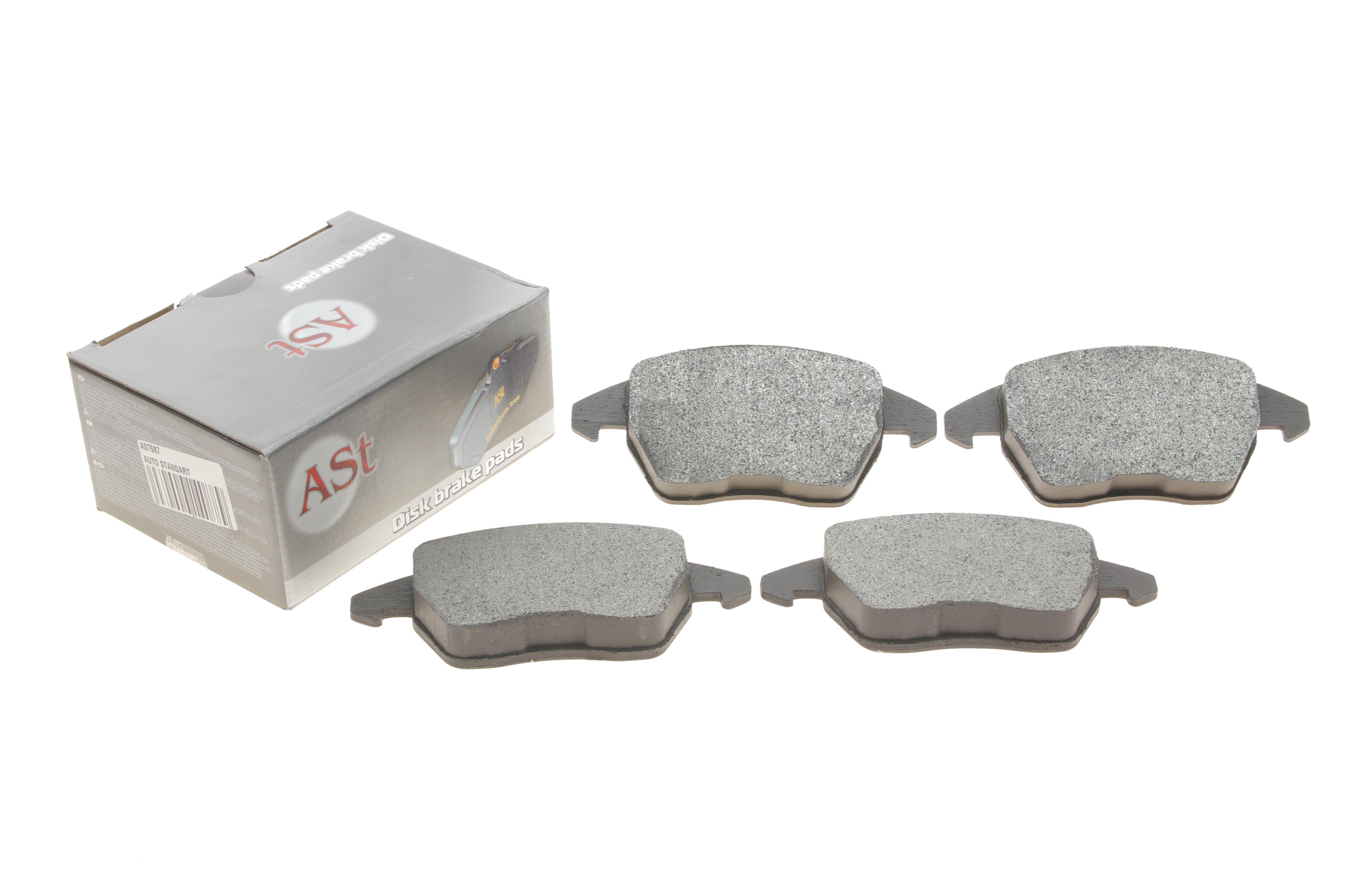 Колодки гальмівні (передні) VW Caddy/Golf/Jetta/Passat/Touran/Skoda Fabia/Octavia 03- (ушки вниз)