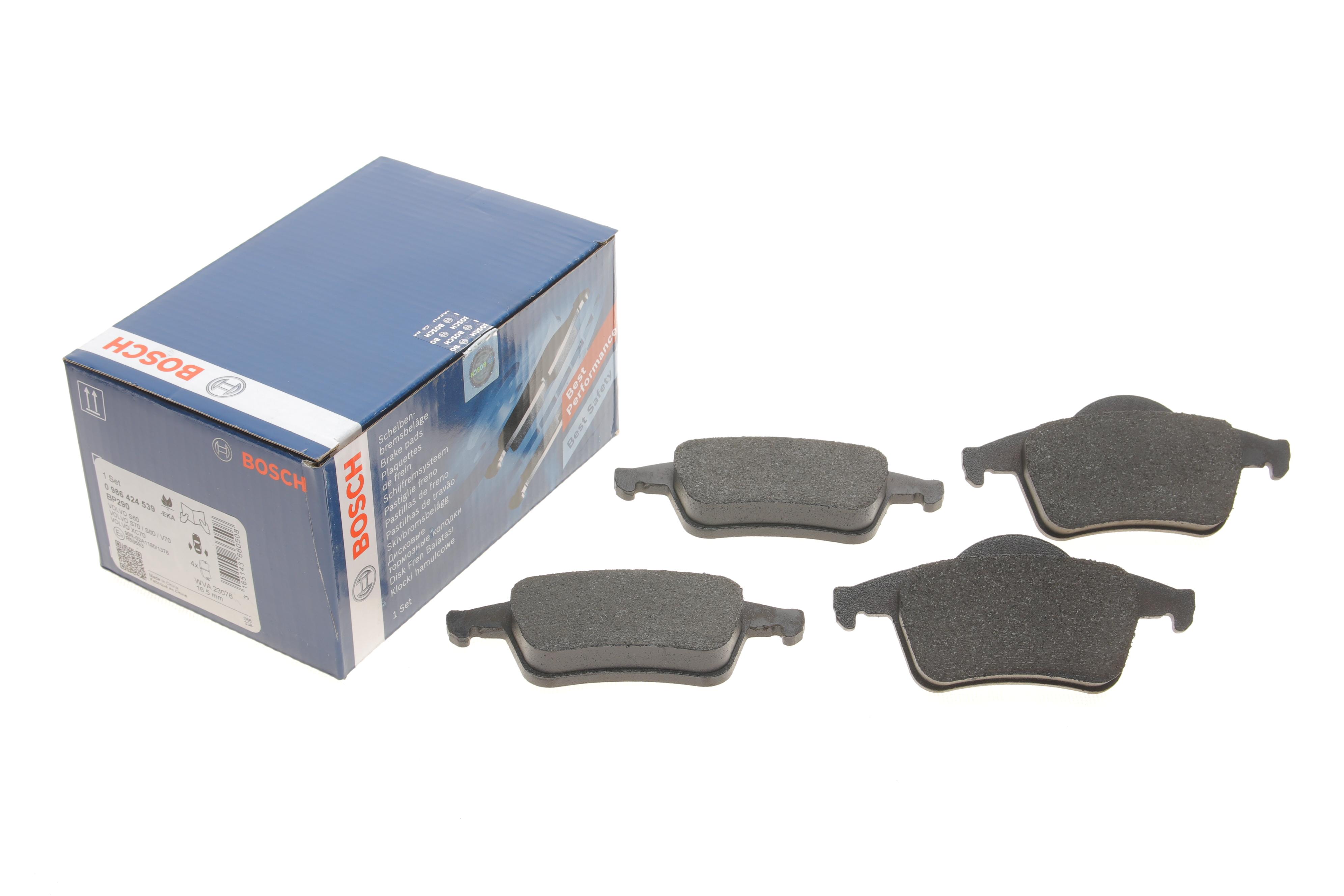 Колодки гальмівні (задні) Volvo S60/S70/S80/V70 96-10 (Ate)