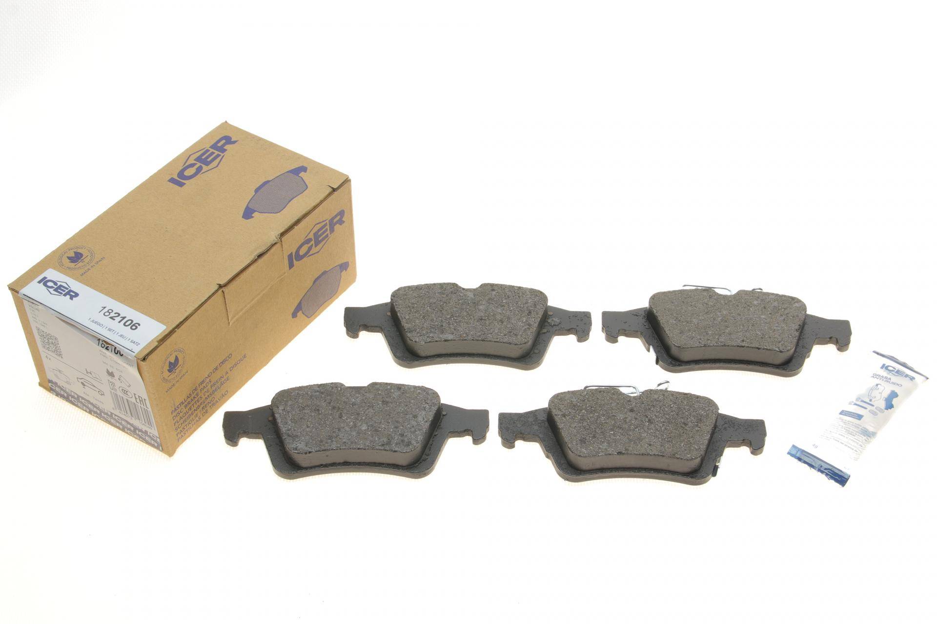 Колодки гальмівні (задні) Ford C-Max/Focus/Kuga/Transit Connect 10-/Citroen C4 09-/Volvo 04-