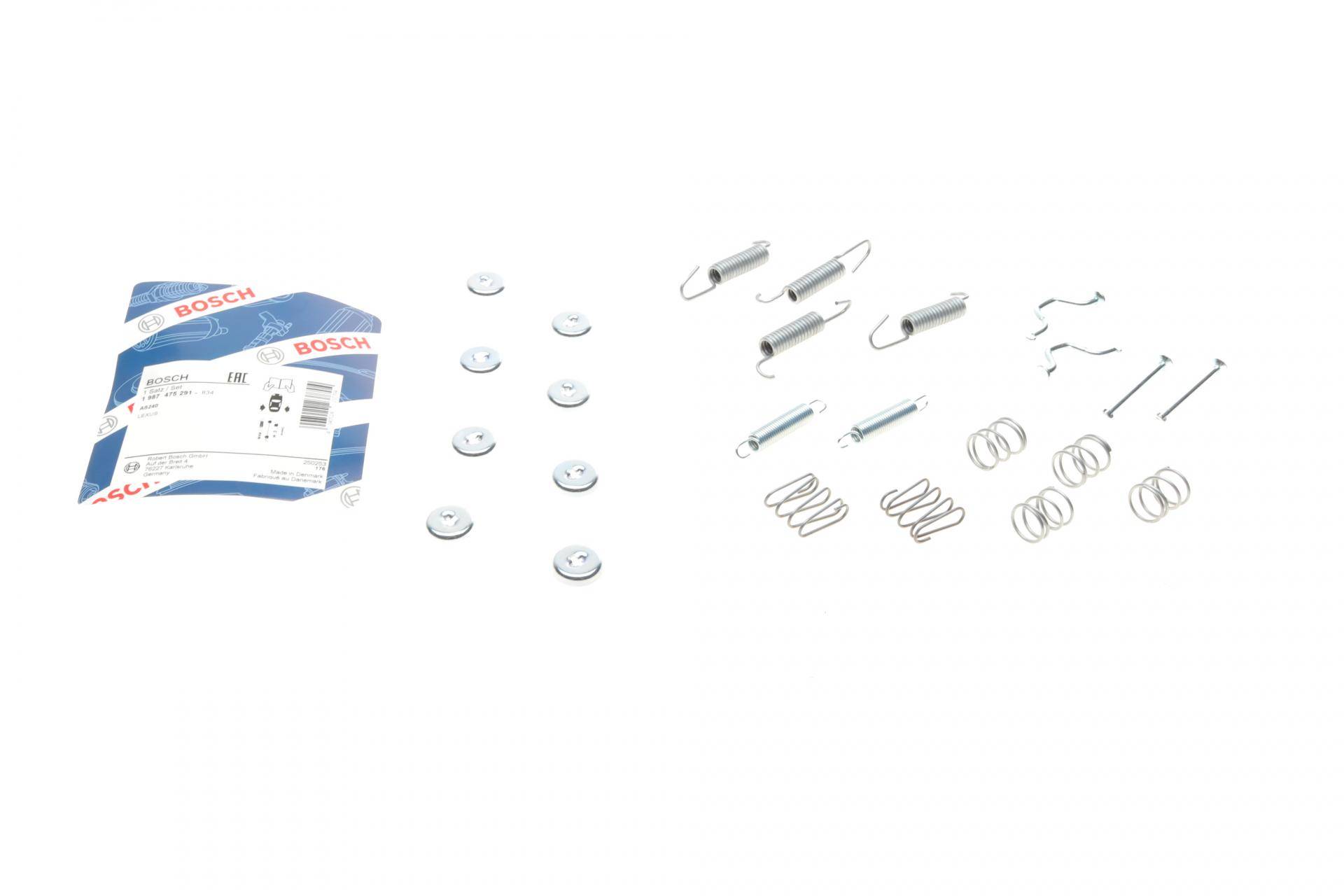 Комплект пружинок колодок ручника Lexus RX350/Toyota RAV 4/Avensis 1.8/2.0 00-