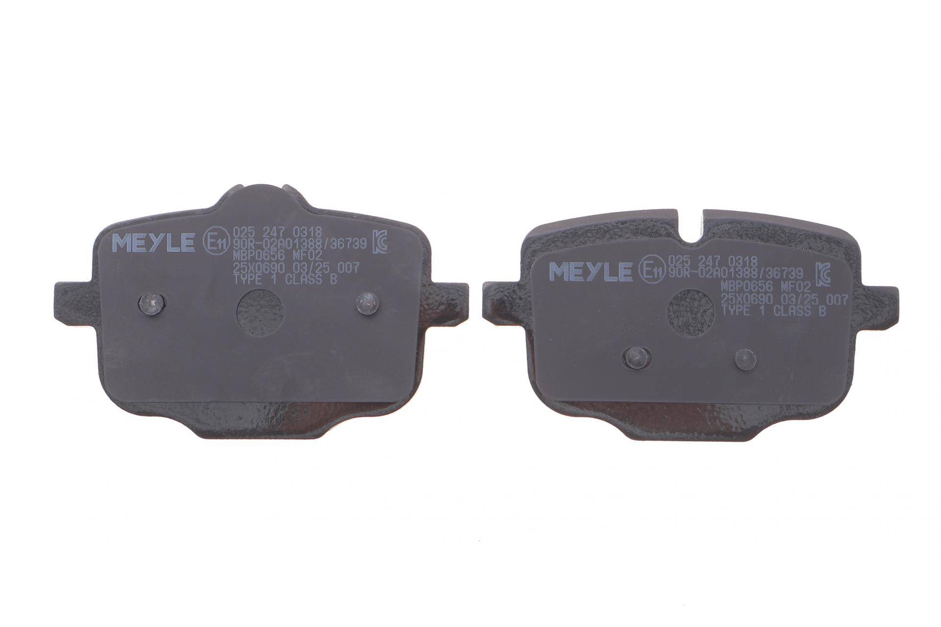 Колодки гальмівні (задні) BMW 5 (F10/F11)/6 (F12/F13)/ 7 (G11/G12)/ X5 (G05)/ X6 (G06)/ X7 (G07)10-