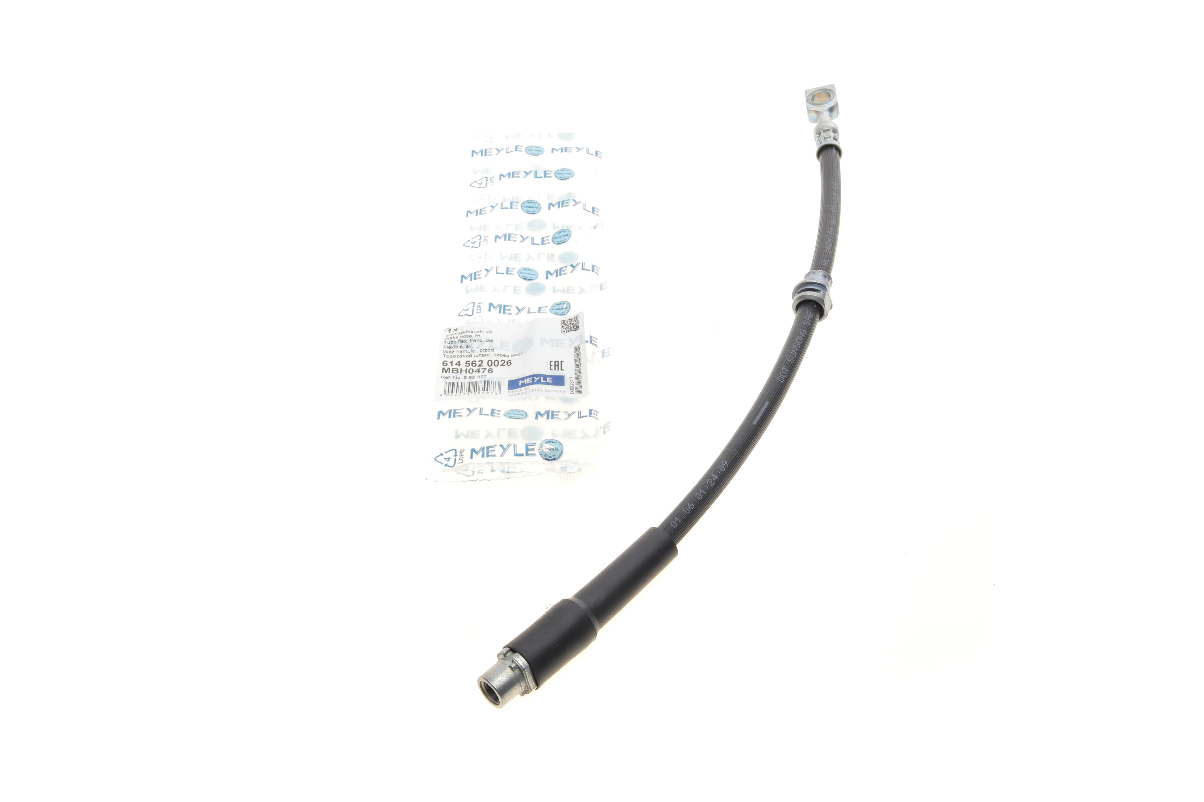 Шланг гальмівний (передній) Opel Astra G/Zafira 1.2-2.2/2.2D 98-09 (410mm)