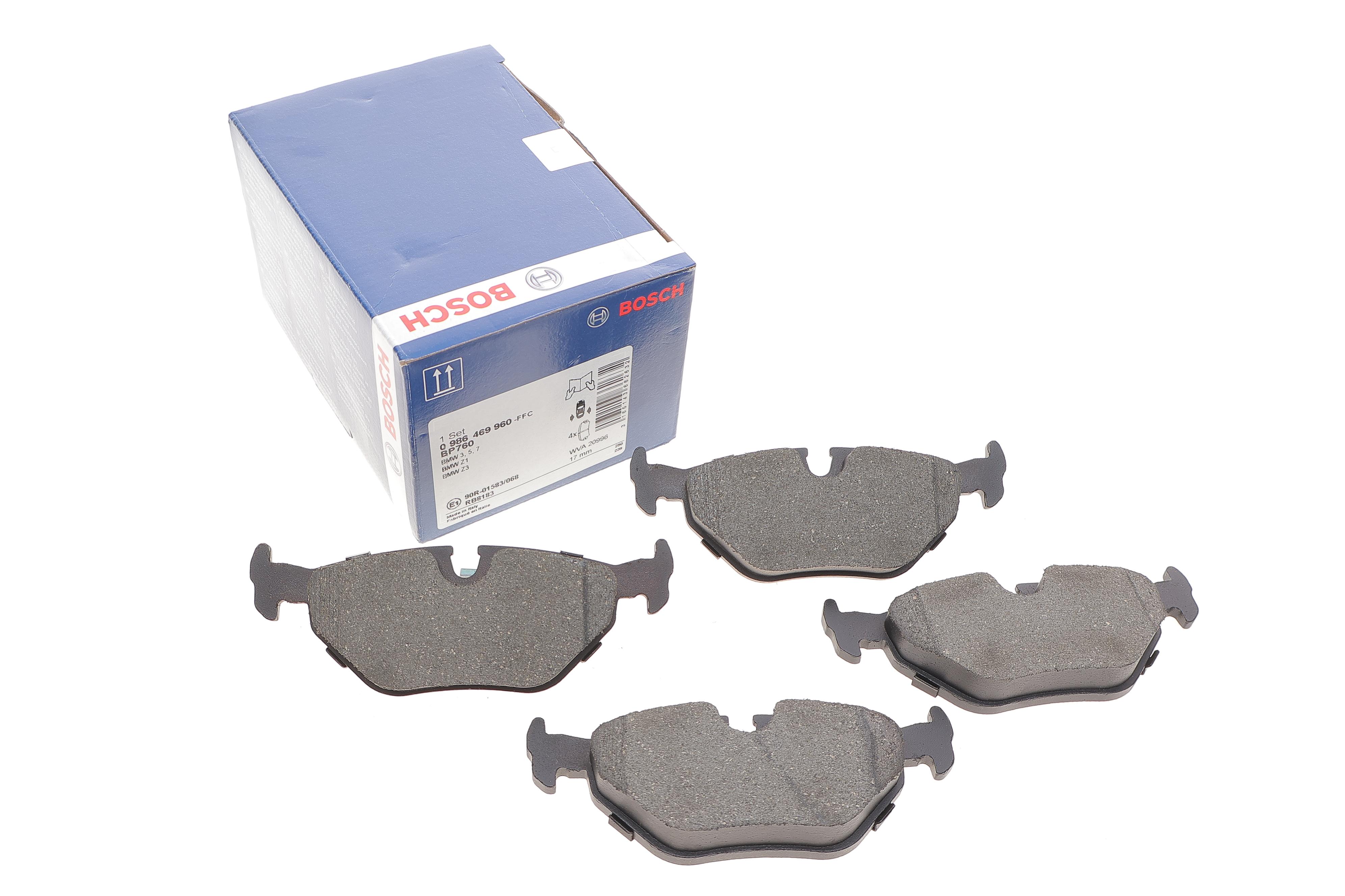 Колодки гальмівні (задні) BMW 3 (E30/E36) 86-99/5 (E34) 87-96/7 (E32) 85-94/Z1 88-91/Z3 (E36) 97-03