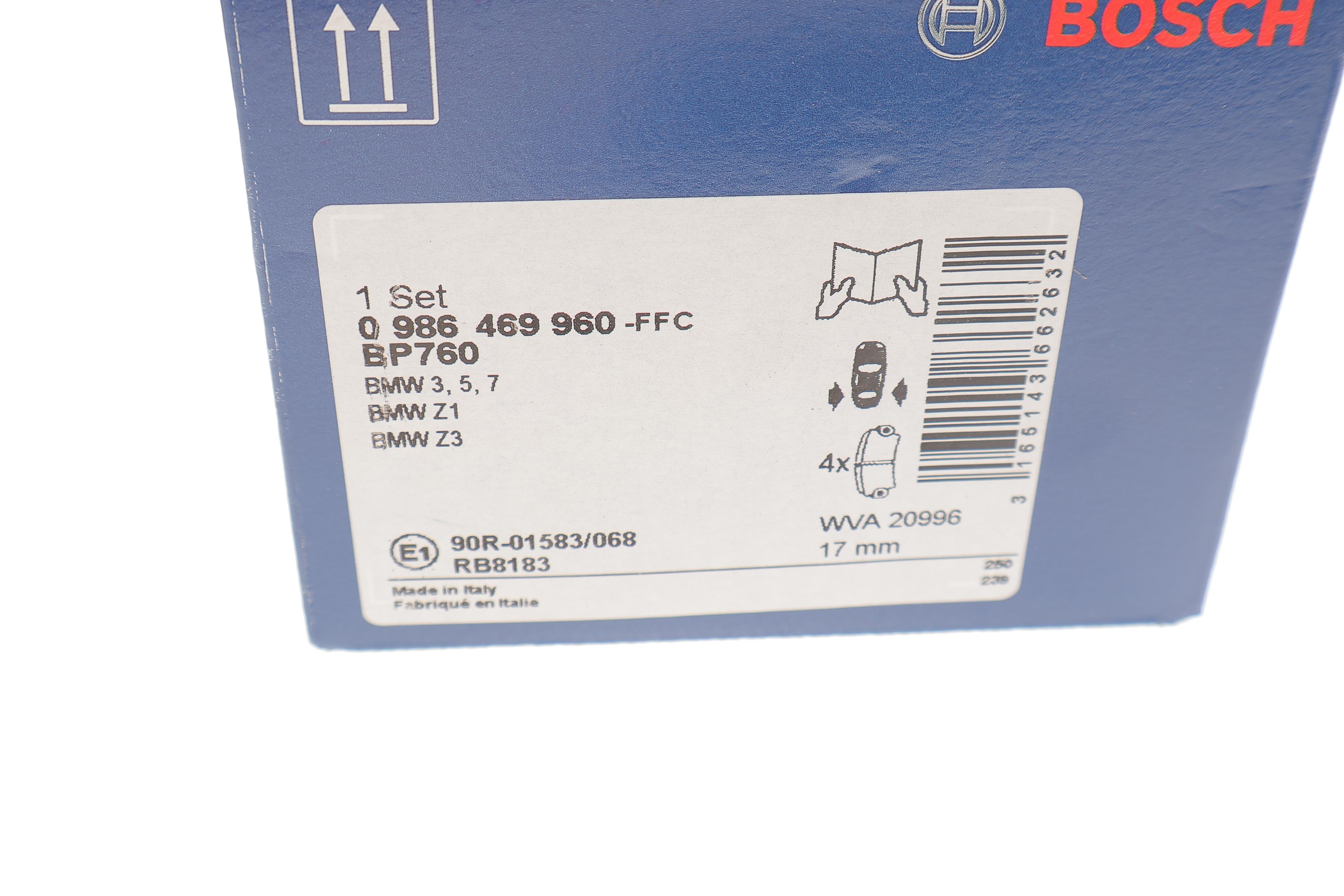 Колодки гальмівні (задні) BMW 3 (E30/E36) 86-99/5 (E34) 87-96/7 (E32) 85-94/Z1 88-91/Z3 (E36) 97-03