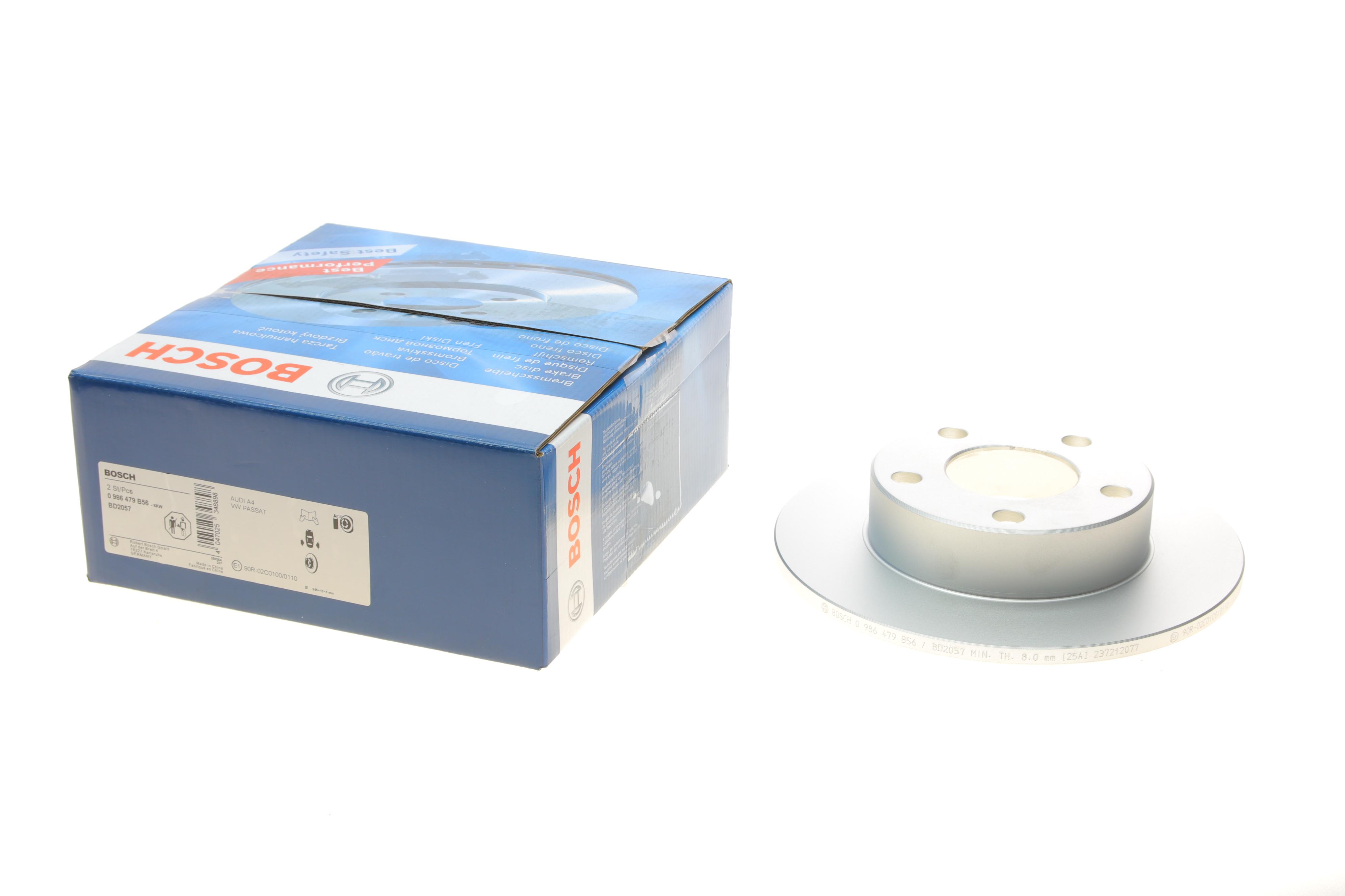 Диск гальмівний (задній) Audi A4/VW Passat 95-05 (245x10)