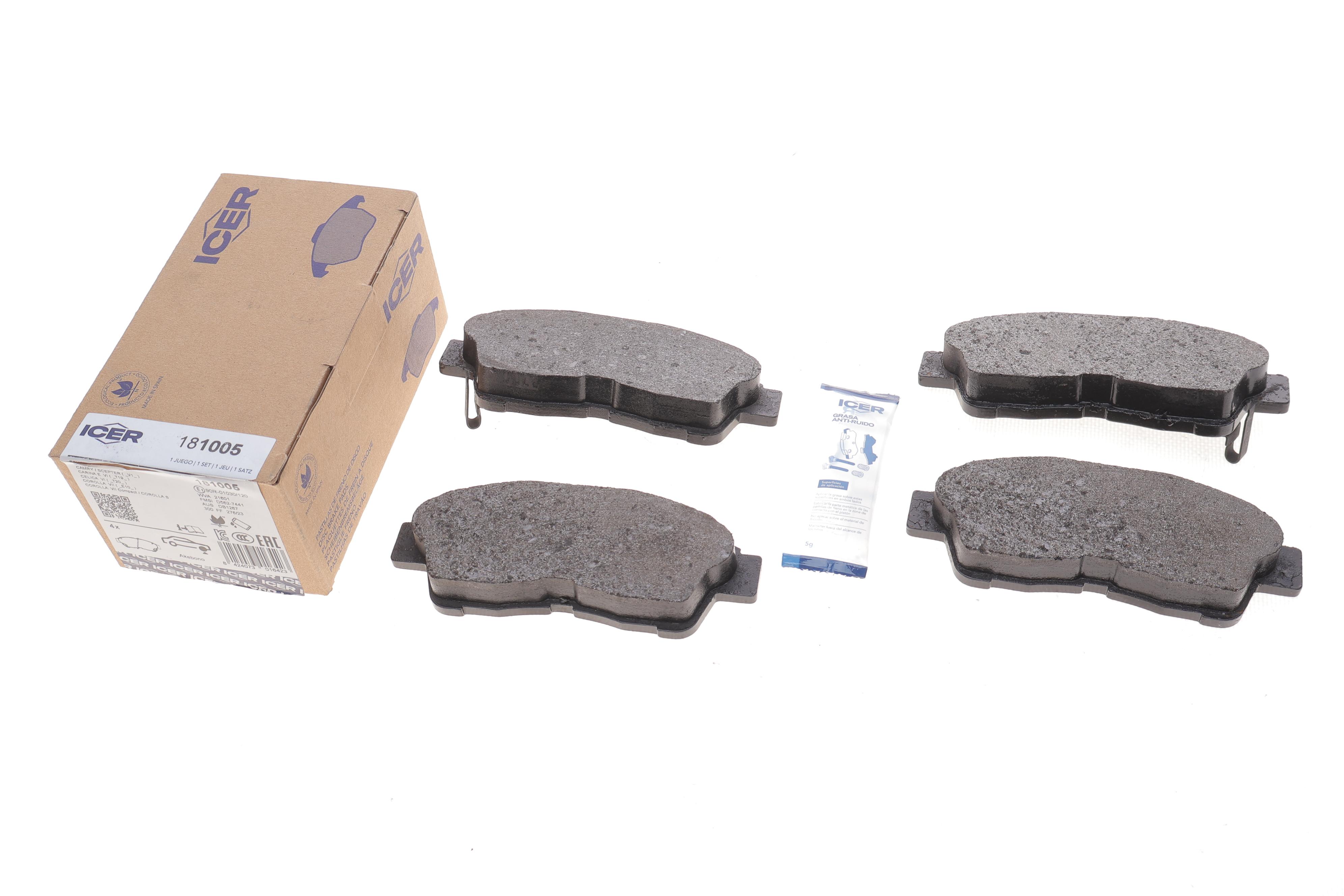 Колодки гальмівні (передні) Toyota Camry 90-02/Corolla 87-02/Rav4 94-00