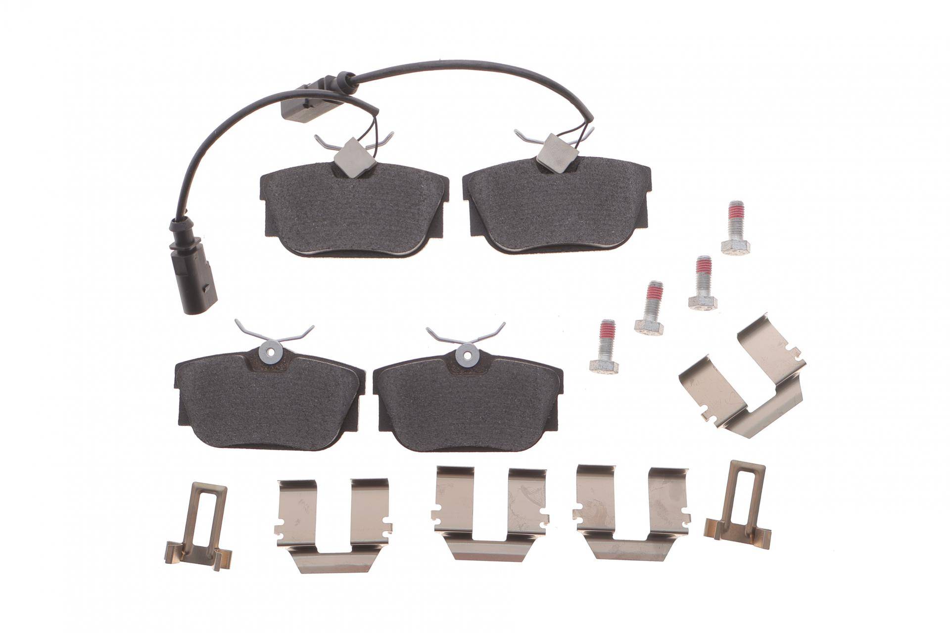 Колодки гальмівні (задні) VW T4 98-00- R16 (з датчиками)