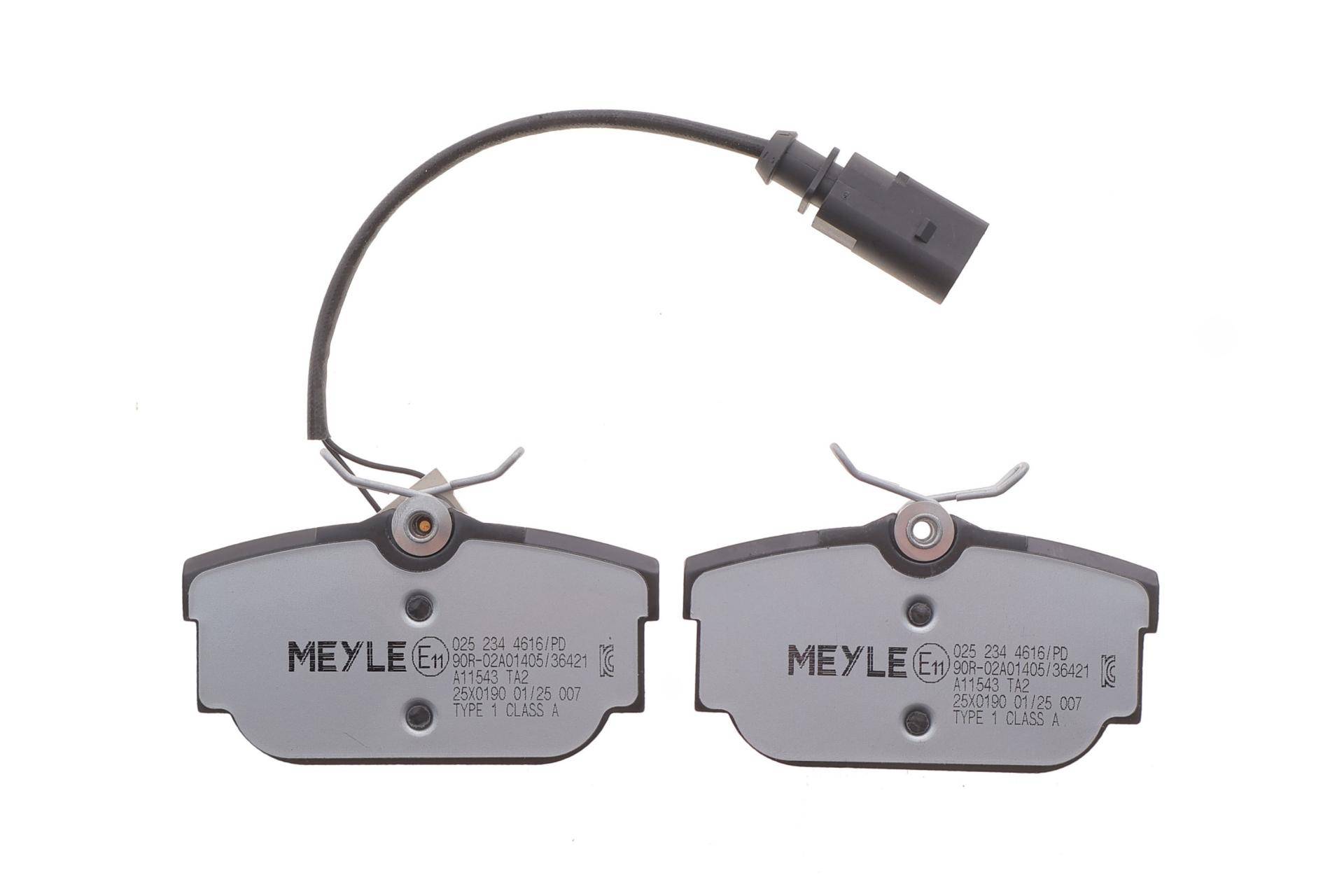 Колодки гальмівні (задні) VW T4 98-00- R16 (з датчиками)