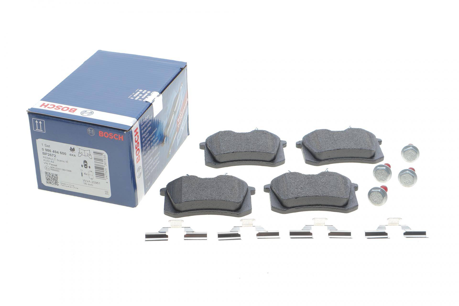 Колодки гальмівні (задні) Audi A4/A6 97-08/Renault Scenic/Megane 99- (TRW)