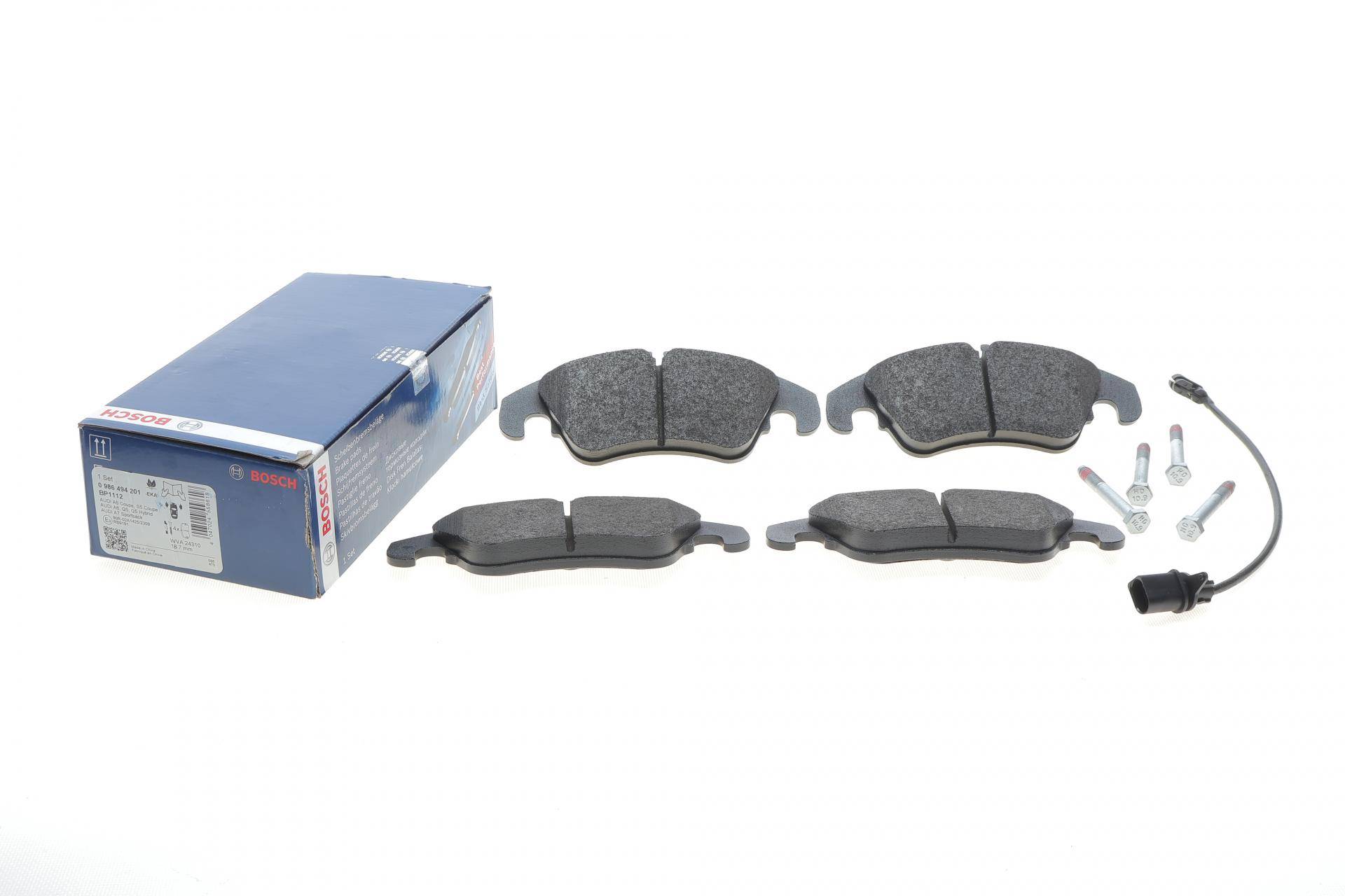 Колодки гальмівні (передні) Audi A6/A7/Q5 08- (з датчиком)