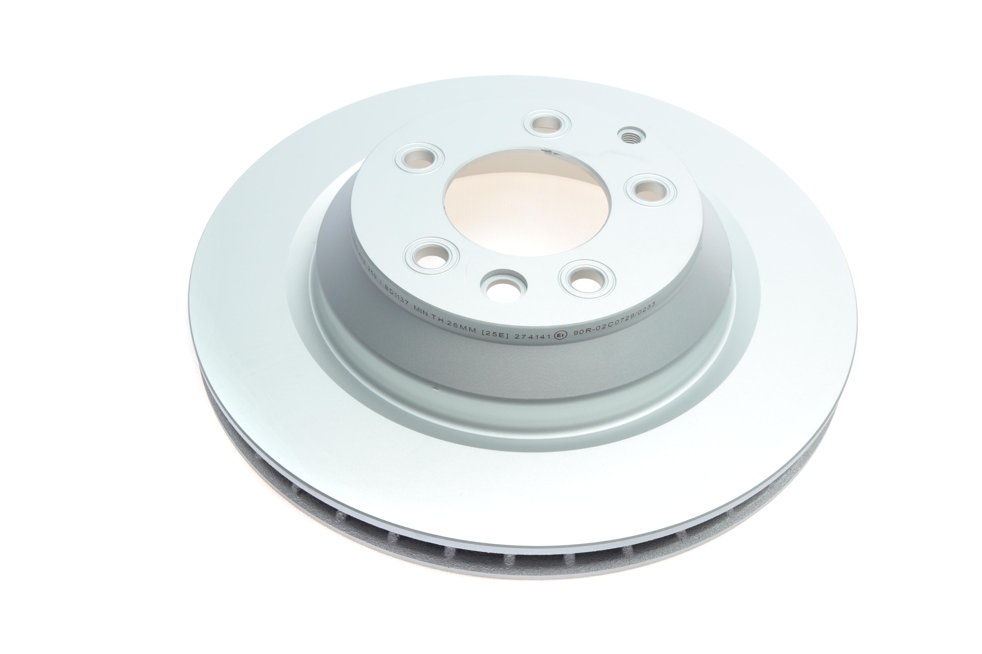 Диск гальмівний (задній) Audi Q7 06-/Porsche Cayenne/VW Touareg 03-10 (358x28)(з покриттям)(вент.)