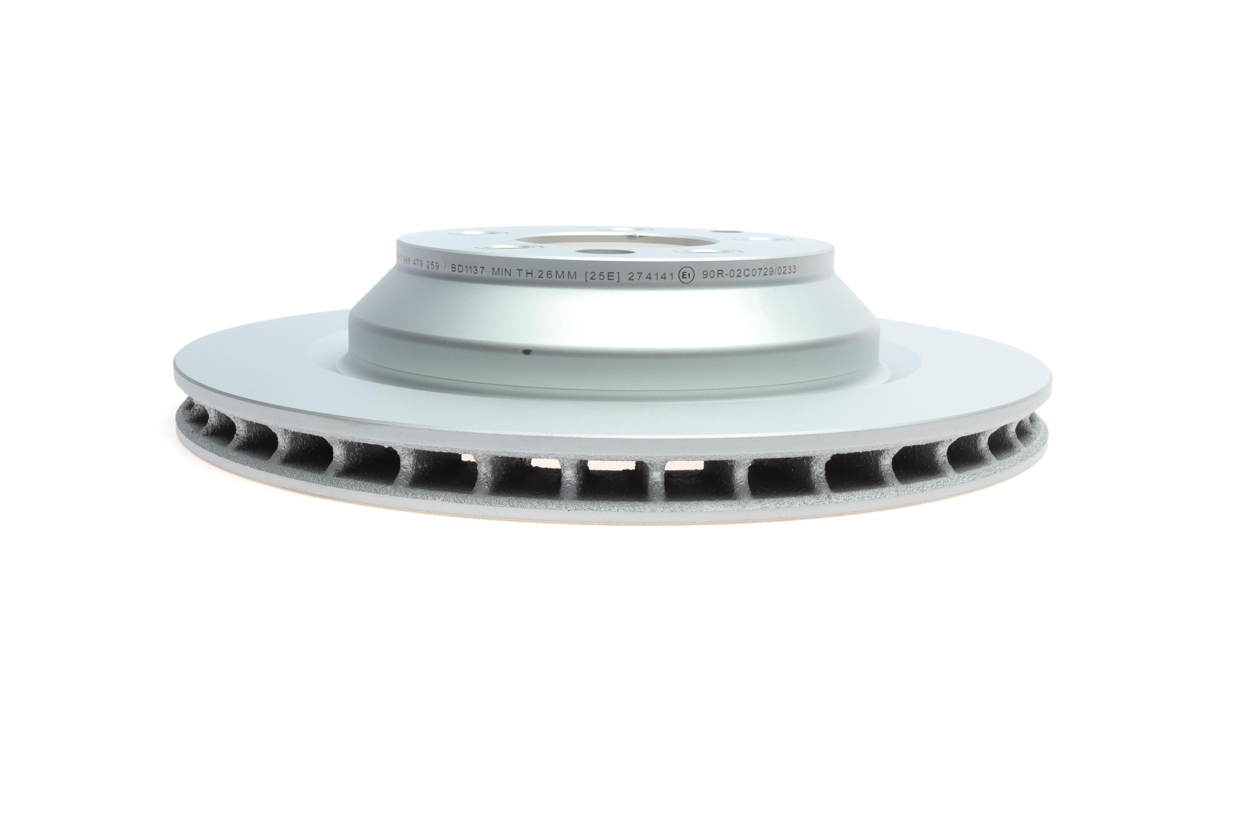 Диск гальмівний (задній) Audi Q7 06-/Porsche Cayenne/VW Touareg 03-10 (358x28)(з покриттям)(вент.)