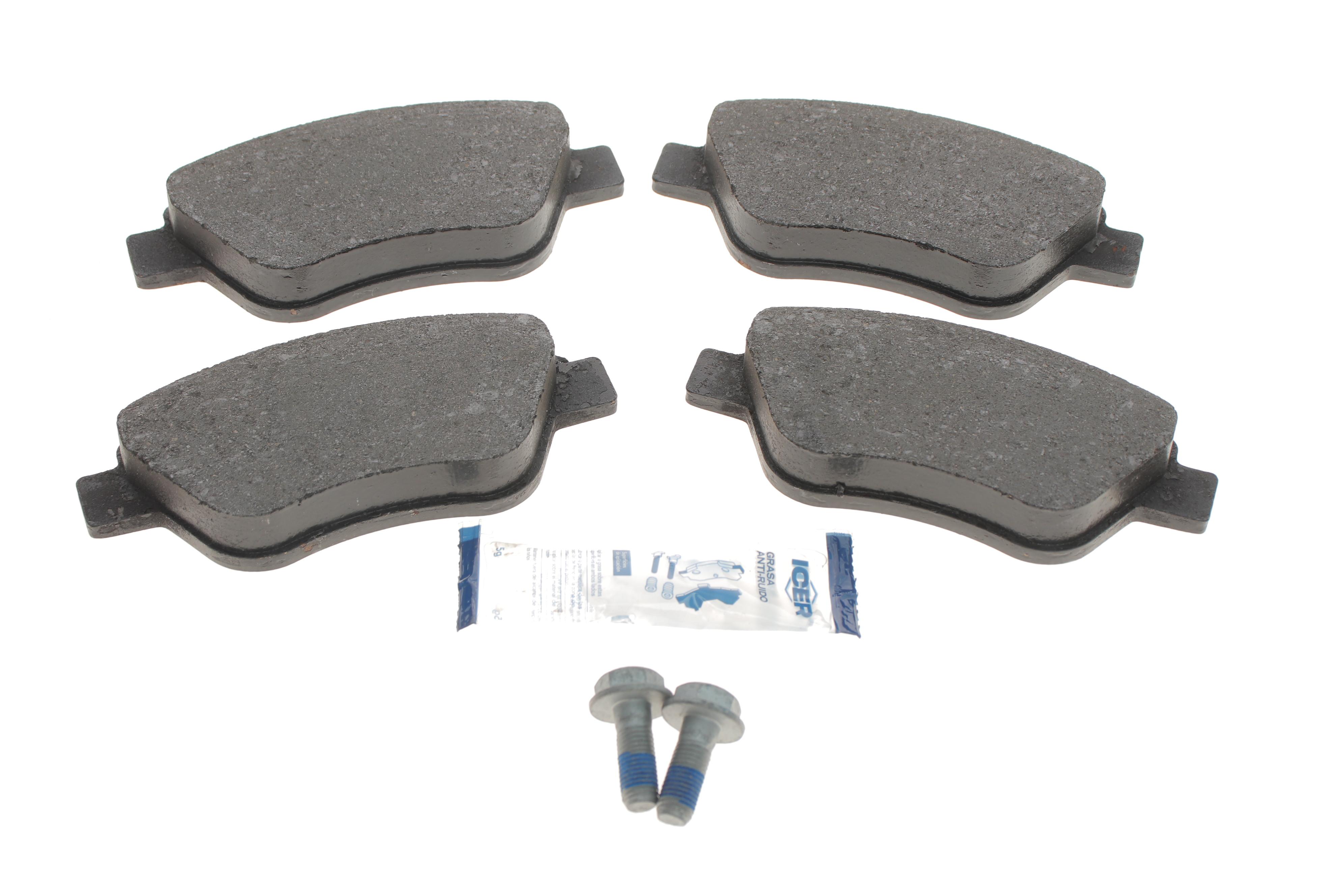 Колодки гальмівні (передні) Fiat Doblo 00-/Panda 03-/500 II 07-/Lancia Musa 04-12