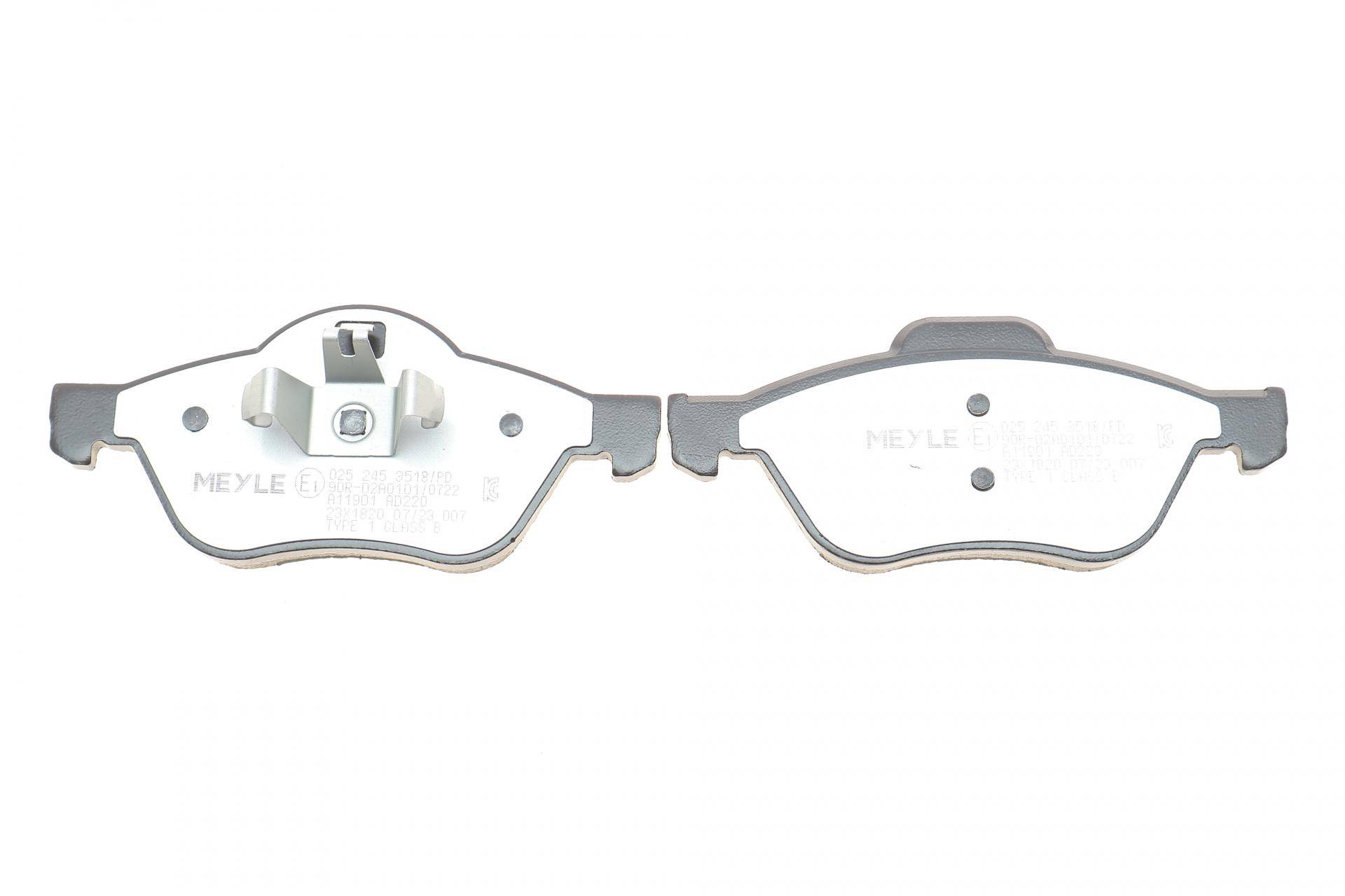 Колодки гальмівні (передні) Renault Clio III 06-14/Megane II 02-/Scenic II 03- (PREMIUM)