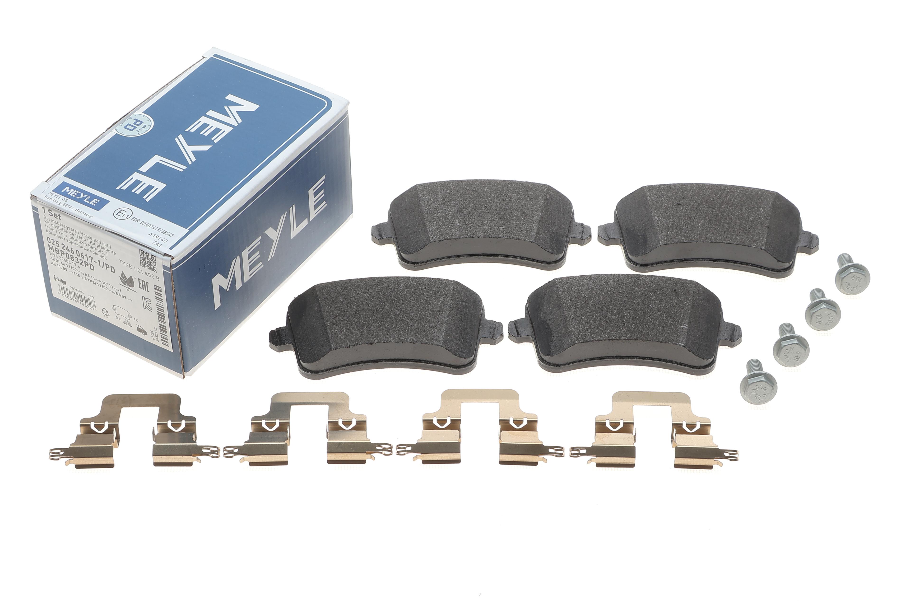 Колодки гальмівні (задні) Audi A4/A5/Q5 07- (без датчика) (TRW)