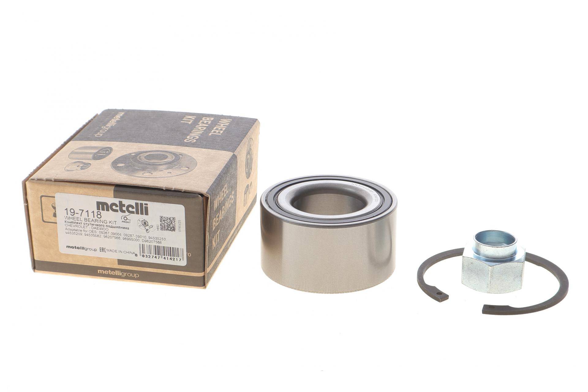 Підшипник маточини (передньої) Daewoo Nubira 03-/Chevrolet Lacetti 04- (39x74x39) (к-кт)