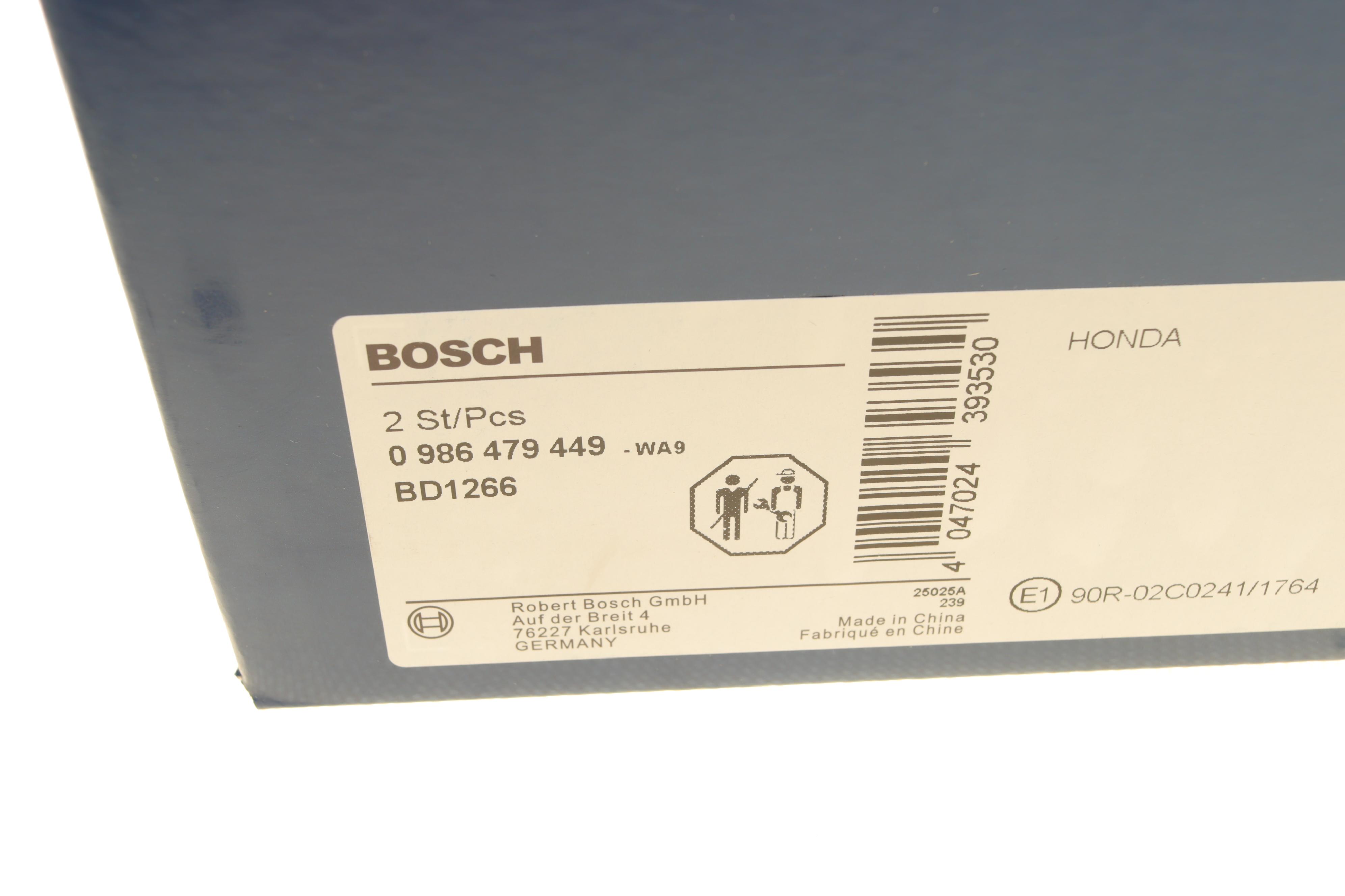 Диск гальмівний (задній) Honda CR-VII 01-07 (304.5x9)