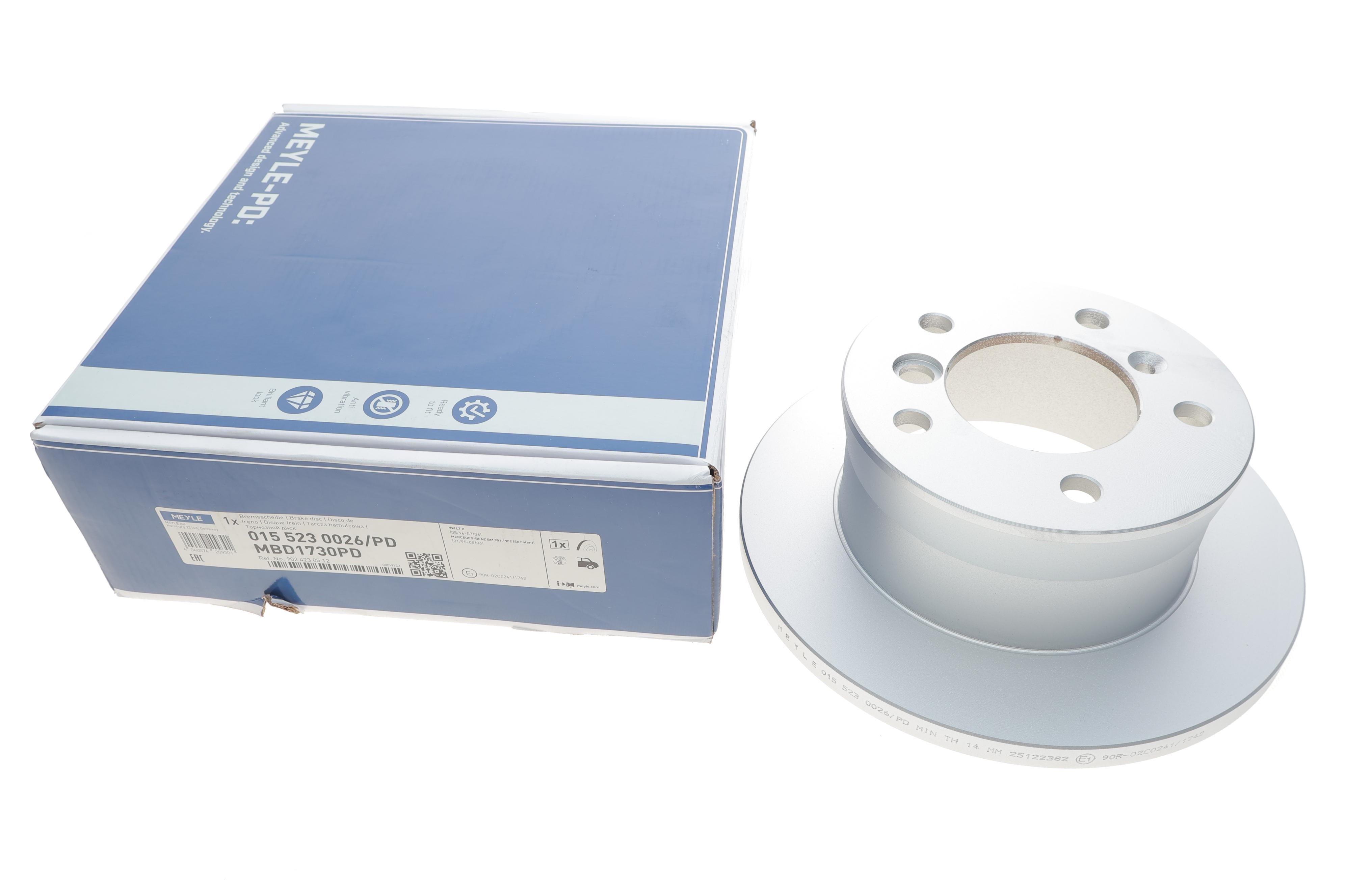 Диск гальмівний (задній) MB Sprinter 308-316CDI 96- (272x16)