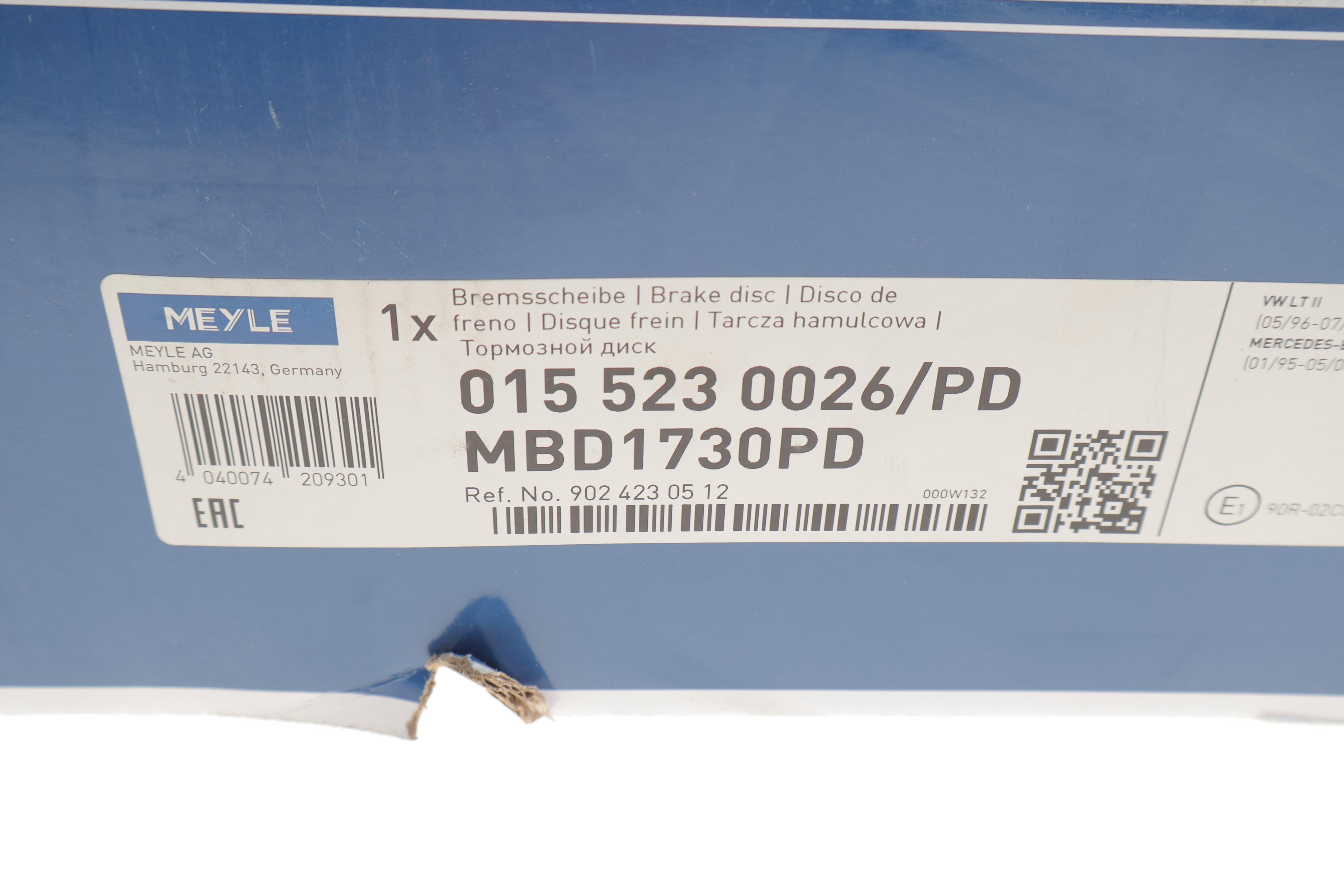 Диск гальмівний (задній) MB Sprinter 308-316CDI 96- (272x16)