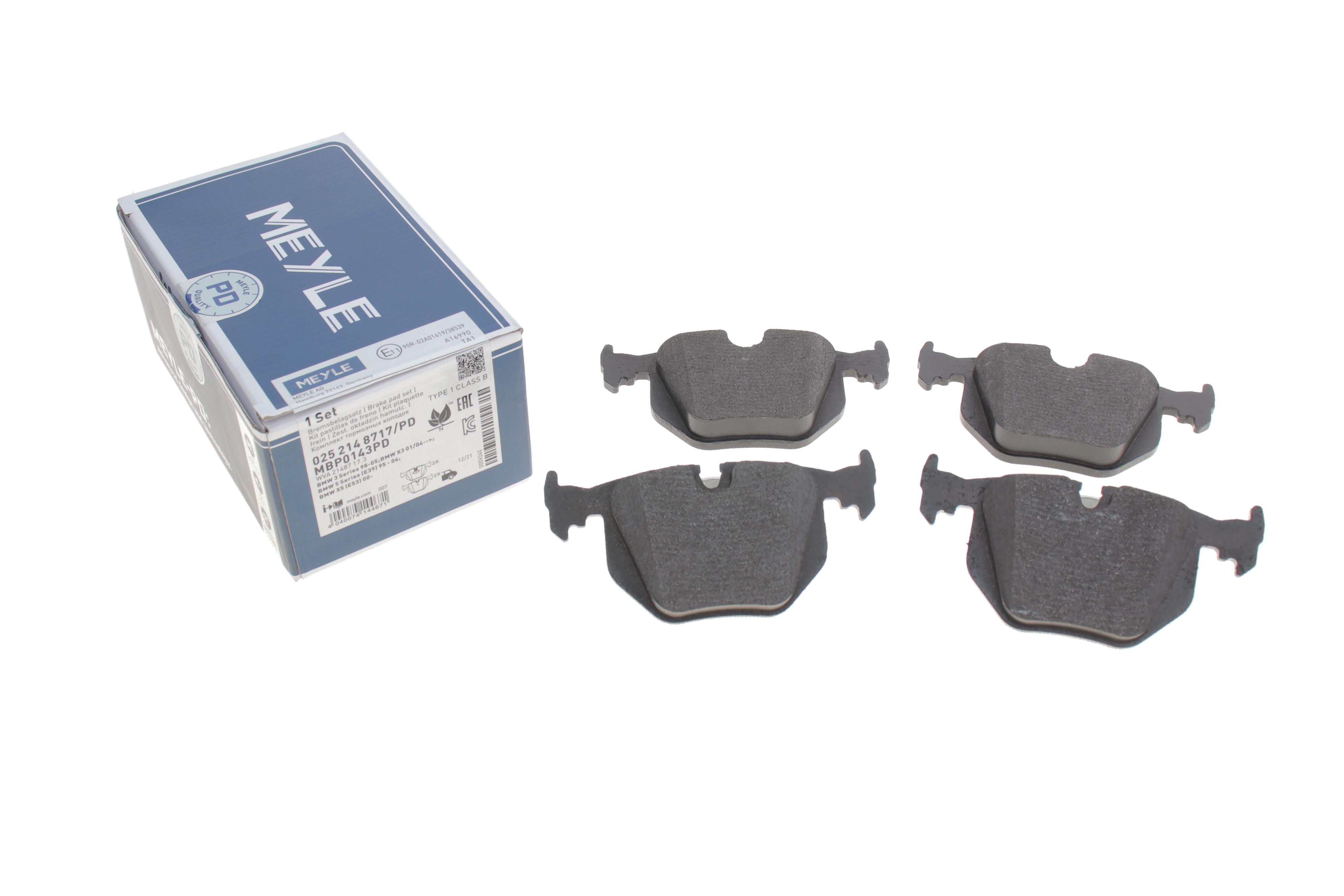 Колодки гальмівні (задні) BMW 3/5/X3/X5 94-12