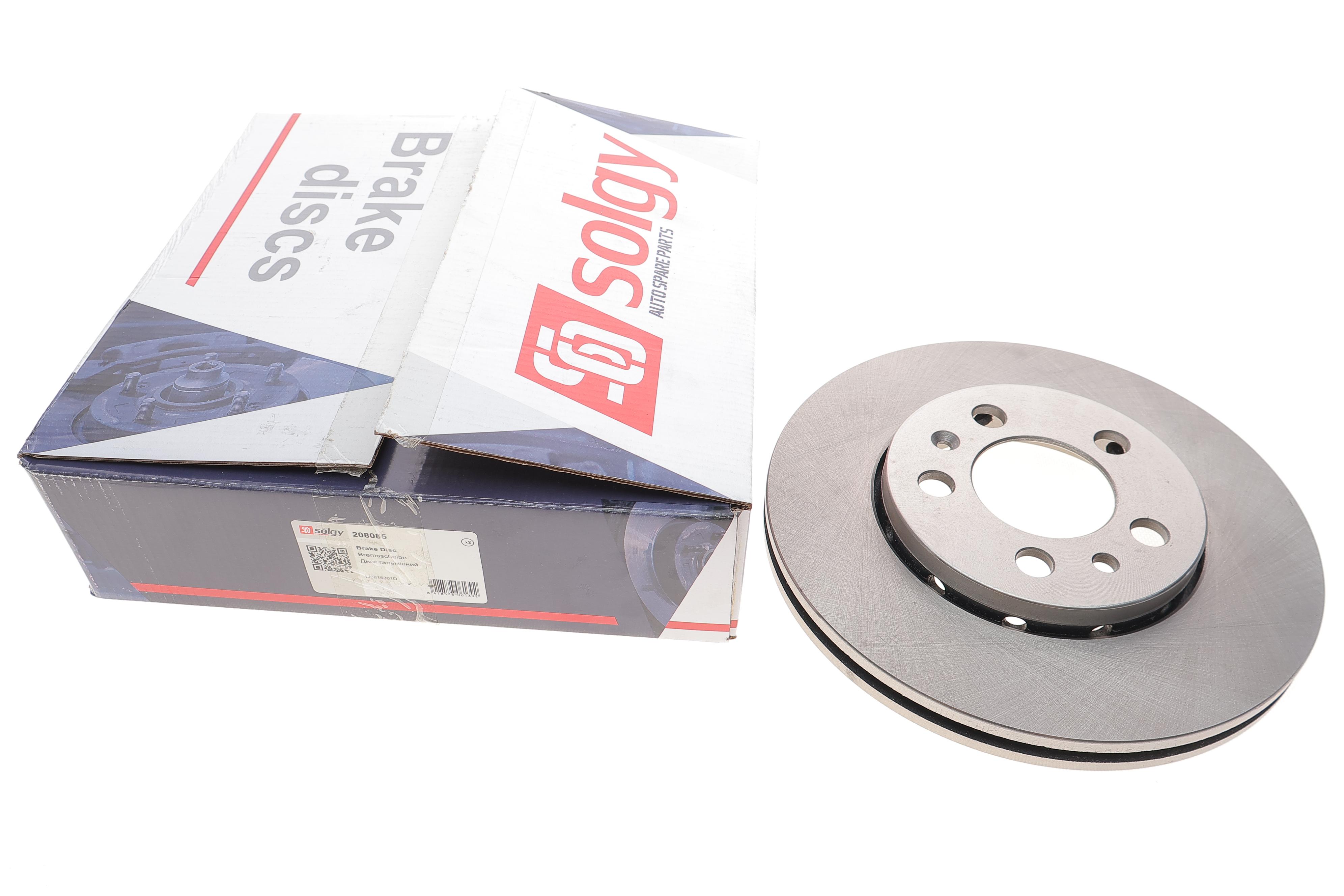 Диск гальмівний (передній) Skoda Octavia/Fabia/Roomster 06- (256x22)