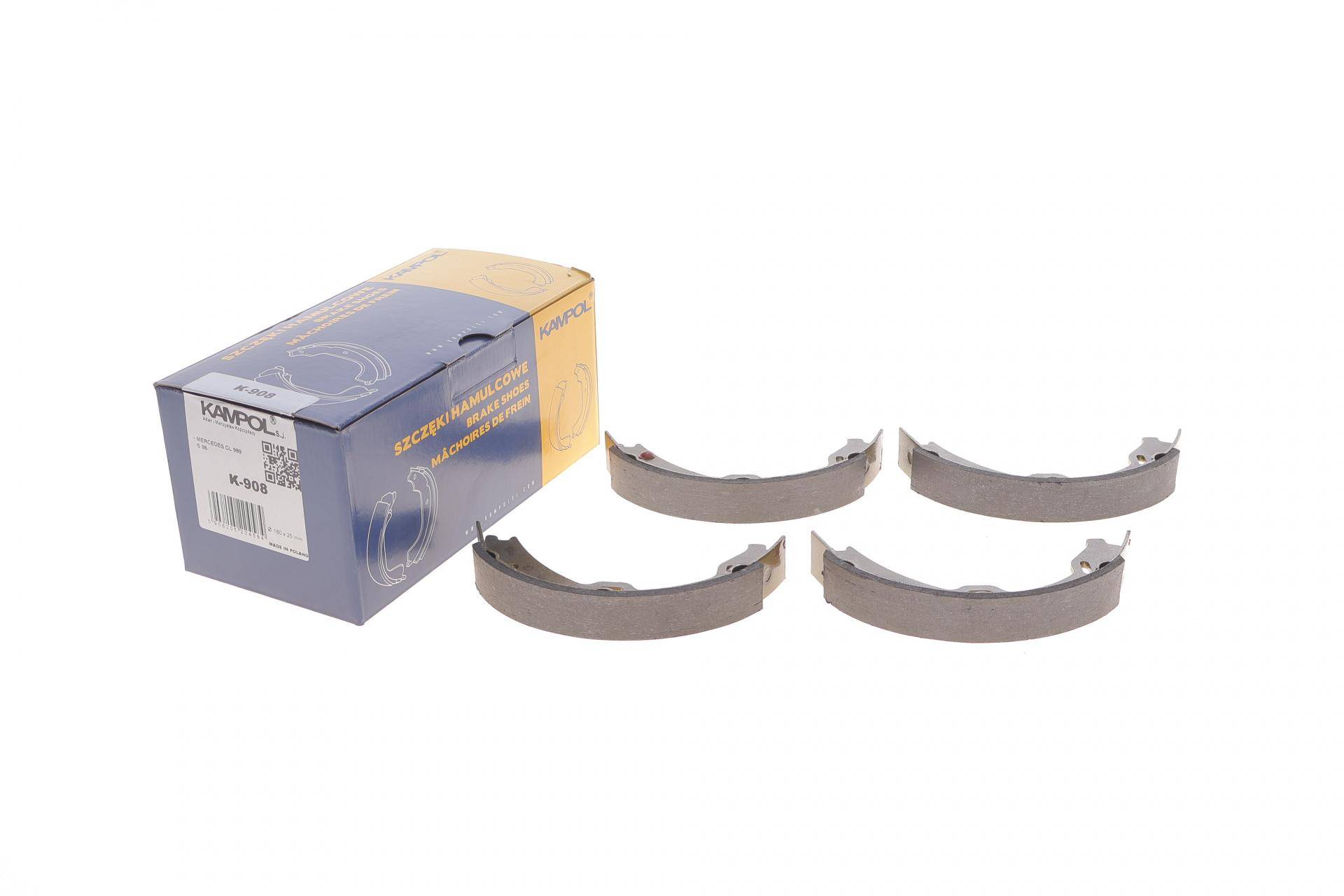 Колодки ручника MB S-class (W220)/CL-class (C215) 98- (180x25)