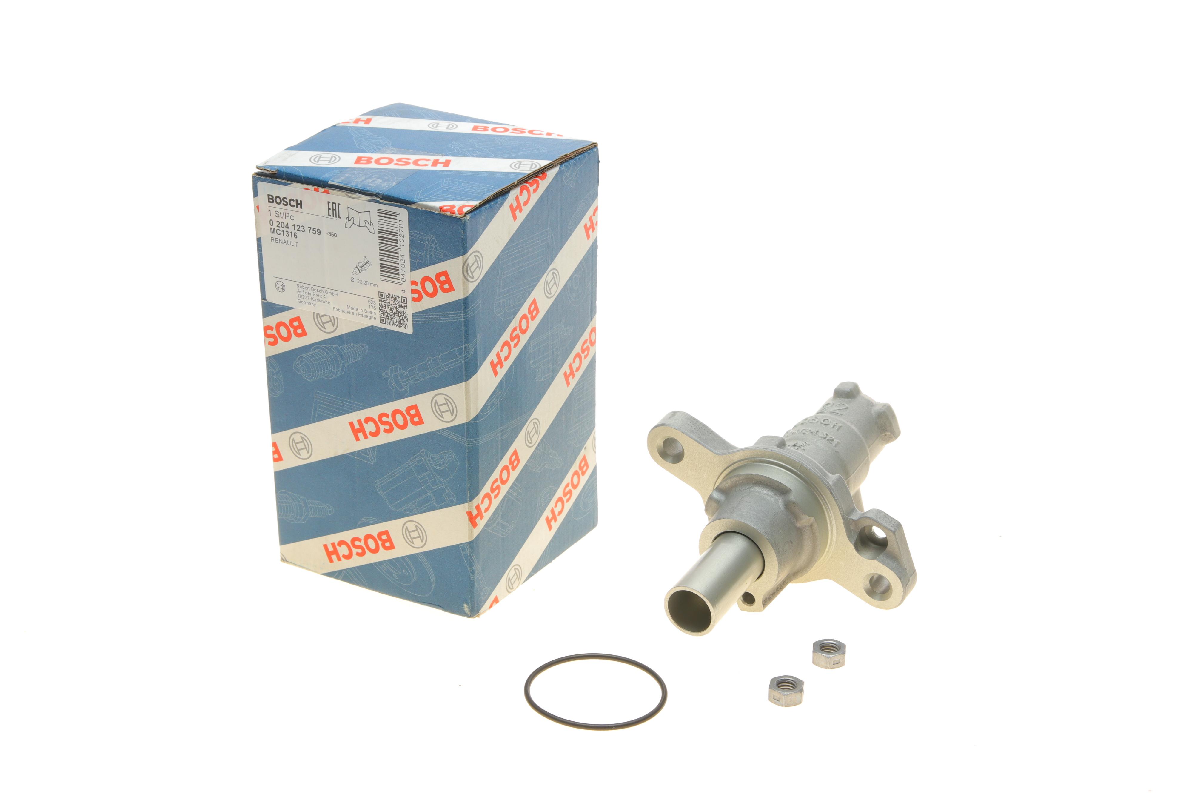 Циліндр гальмівний (головний) Renault Kangoo 1.5 dCi/1.6 16V 08- (d=22.20mm)