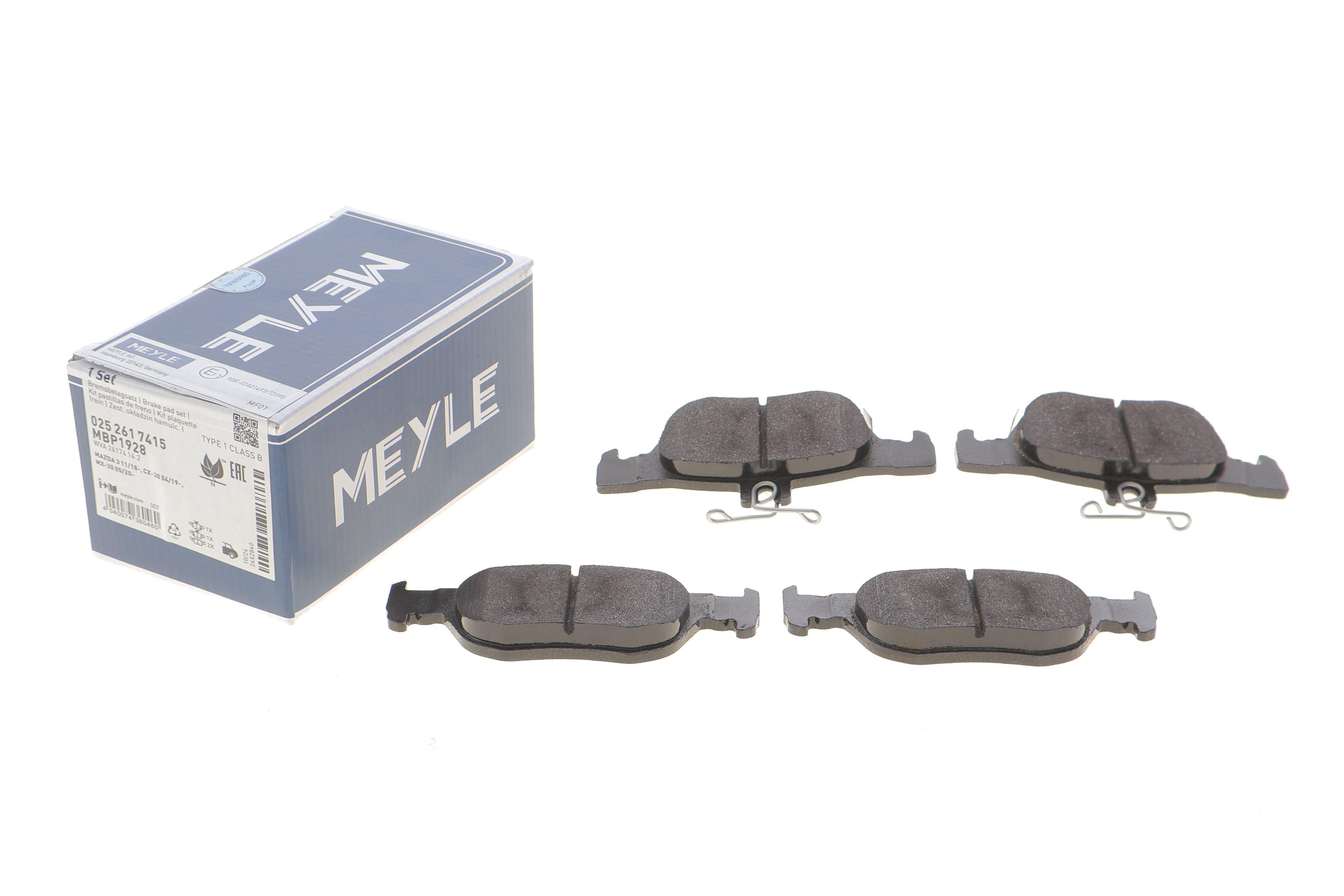 Колодки гальмівні (задні) Mazda 3 IV 18-