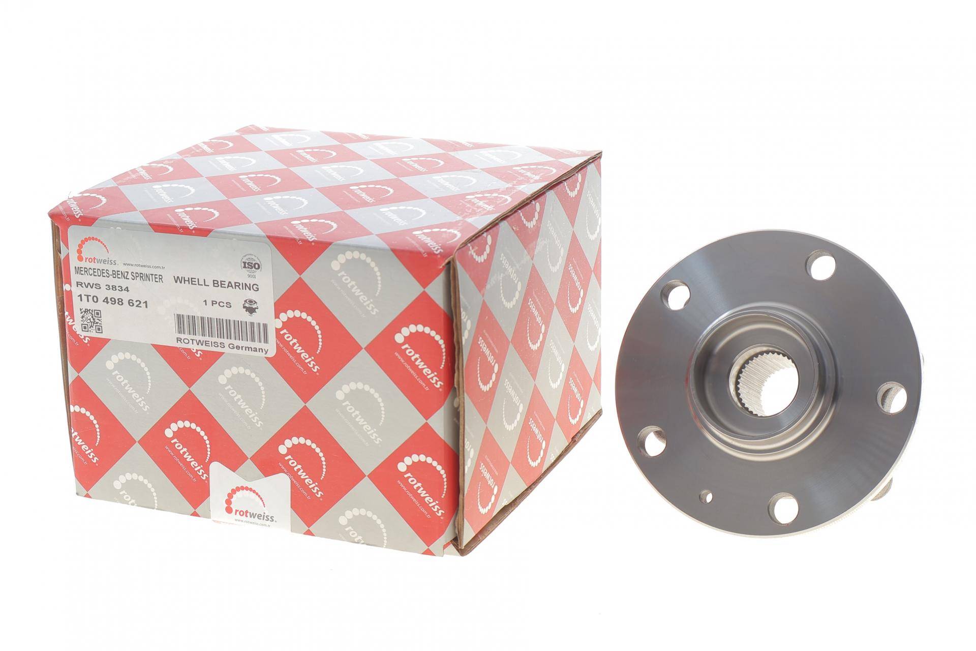 Підшипник маточини (передньої) VW Caddy III-IV/Golf V-VI 03- (4 болти)