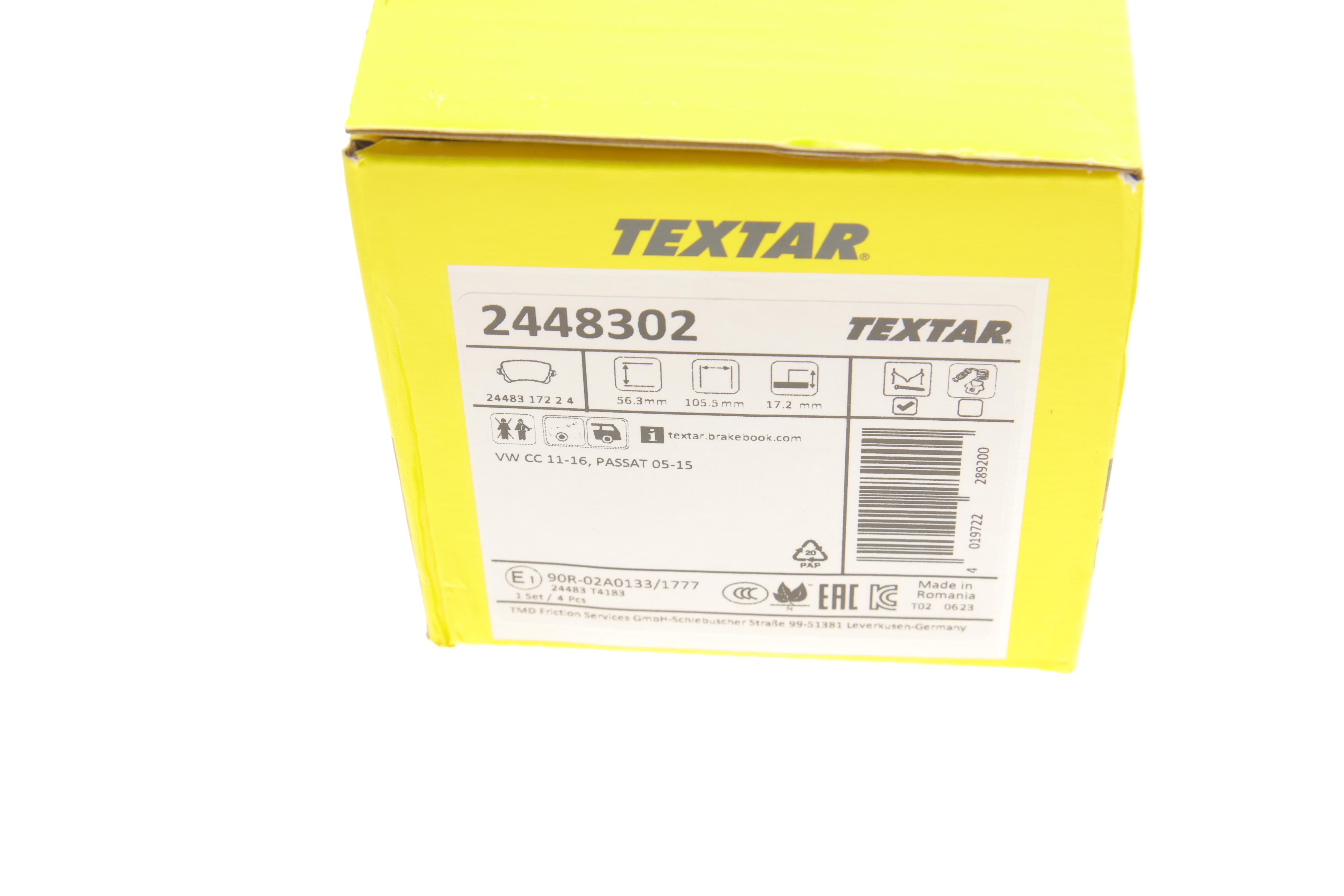 Колодки гальмівні (задні) VW Passat B6-B8 05-16/ CC B6-B7 08-16 (Lucas ) Q+