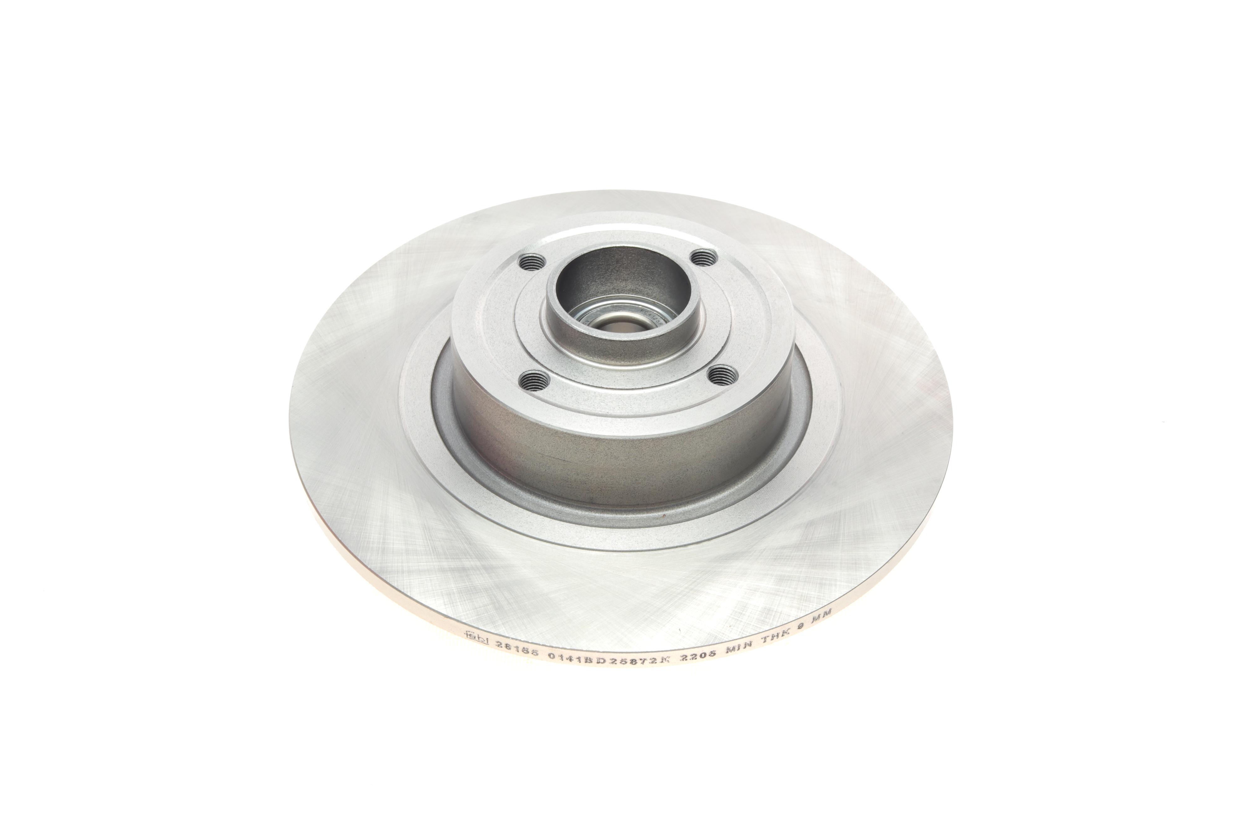 Диск гальмівний (задній) Renault Scenic II/Megane II 03-10 (270х10) (+ABS) (з підшипником)